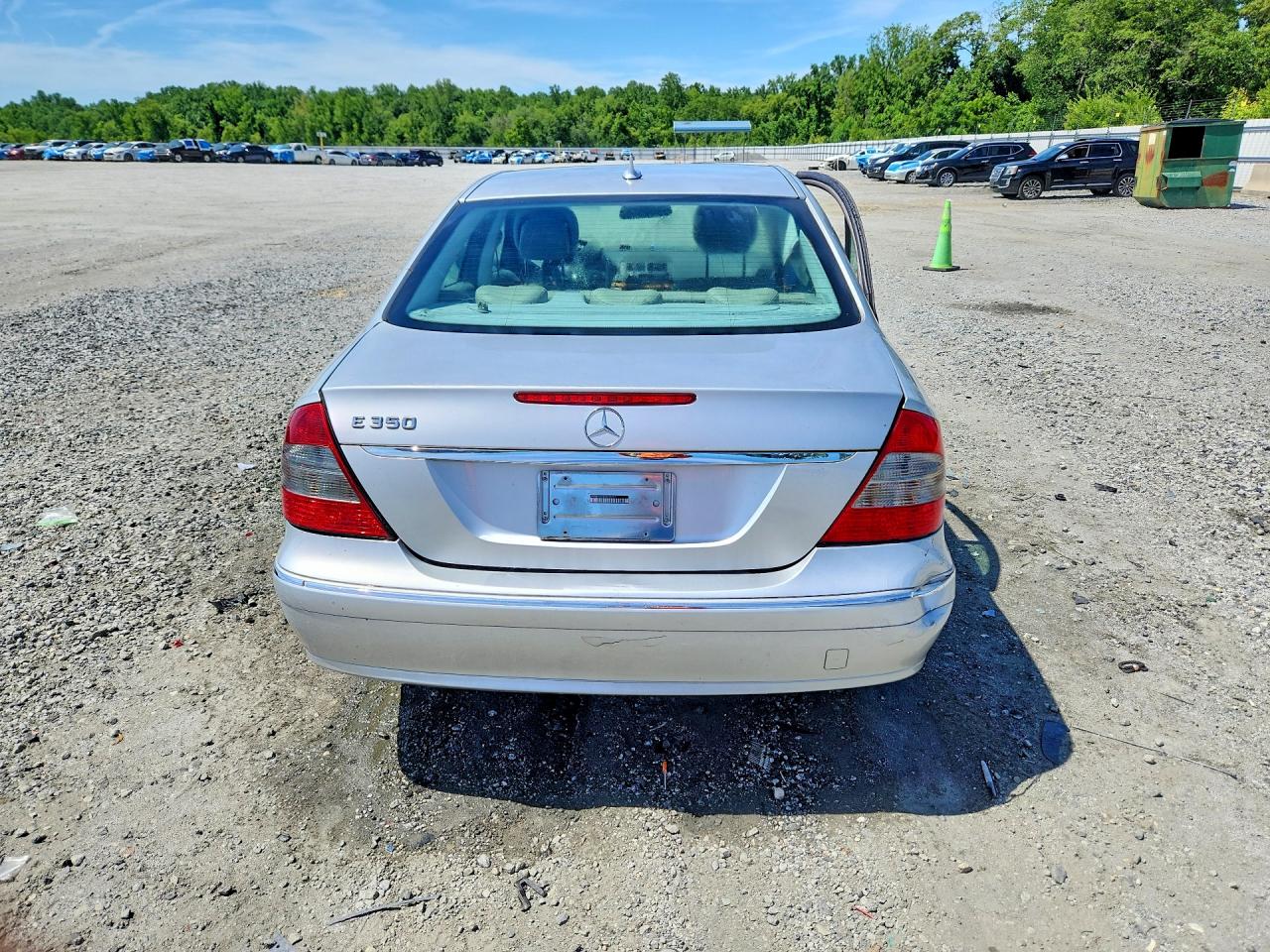 2007 Mercedes-benz E 350 Silver vin: WDBUF56X47B077727