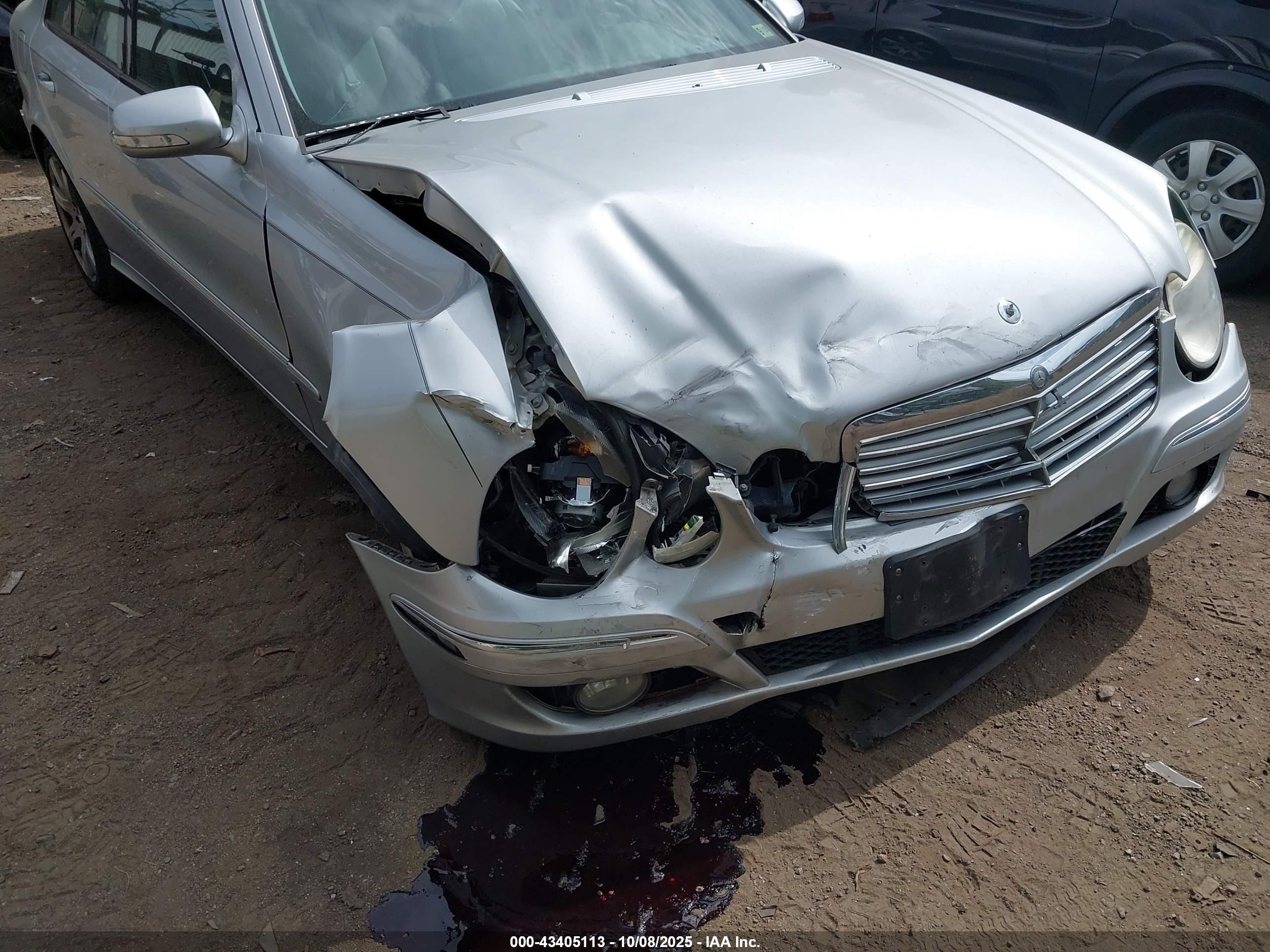 2007 Mercedes-benz E 350   Серебряный vin: WDBUF56X57B015012