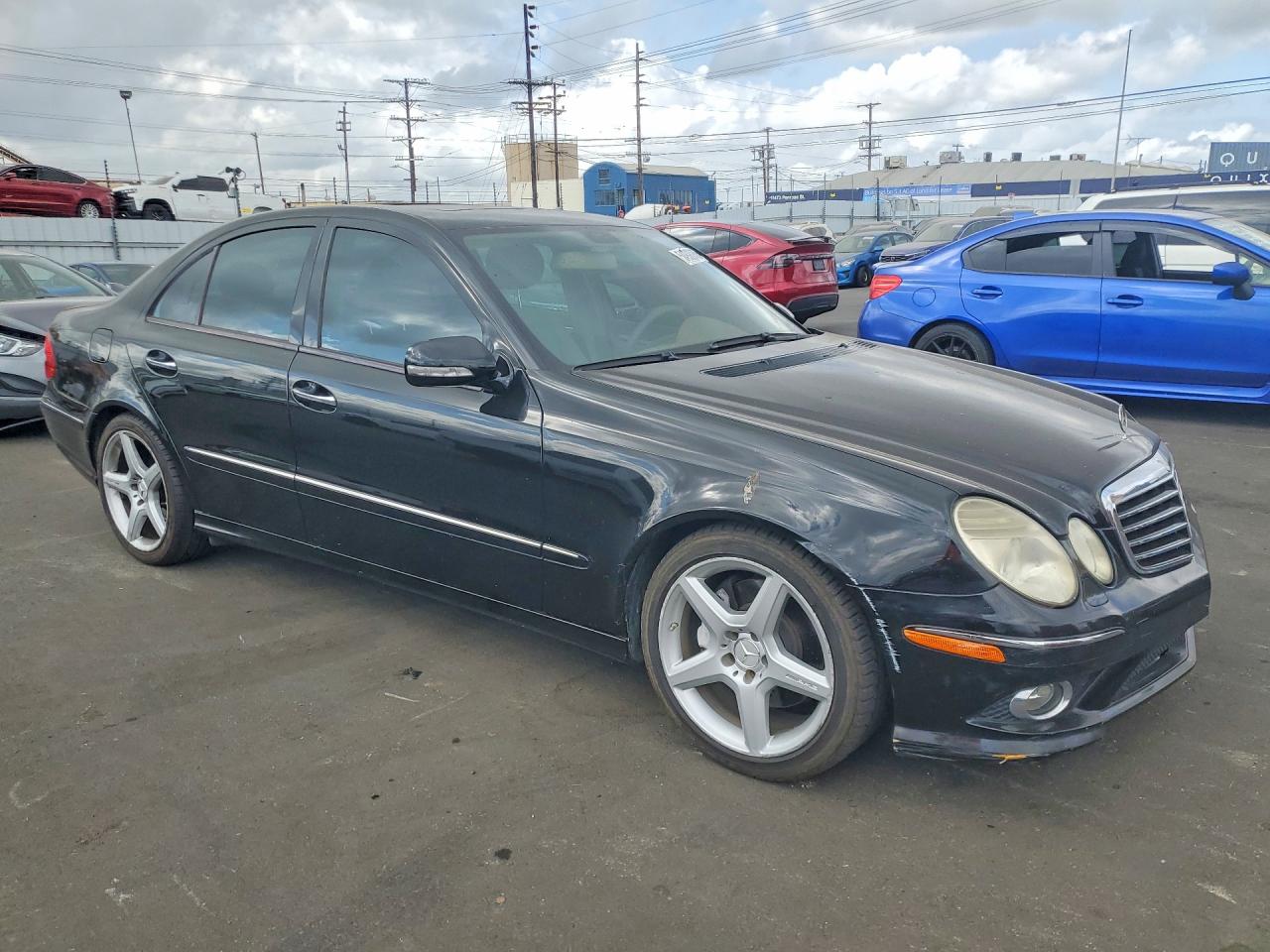 2009 Mercedes-benz E 350 Черный vin: WDBUF56X59B377442