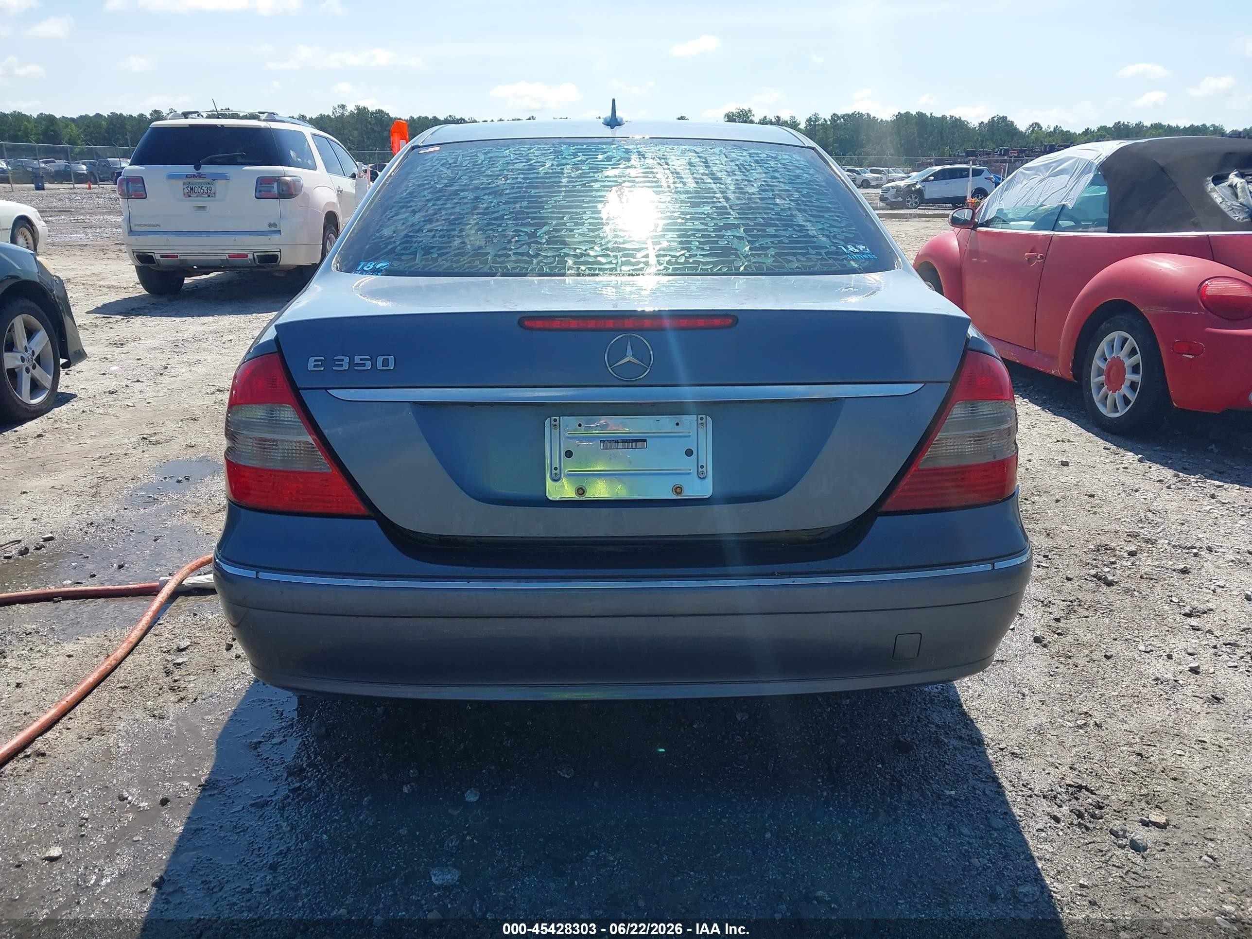2007 Mercedes-benz E 350   Синий vin: WDBUF56X67B037360