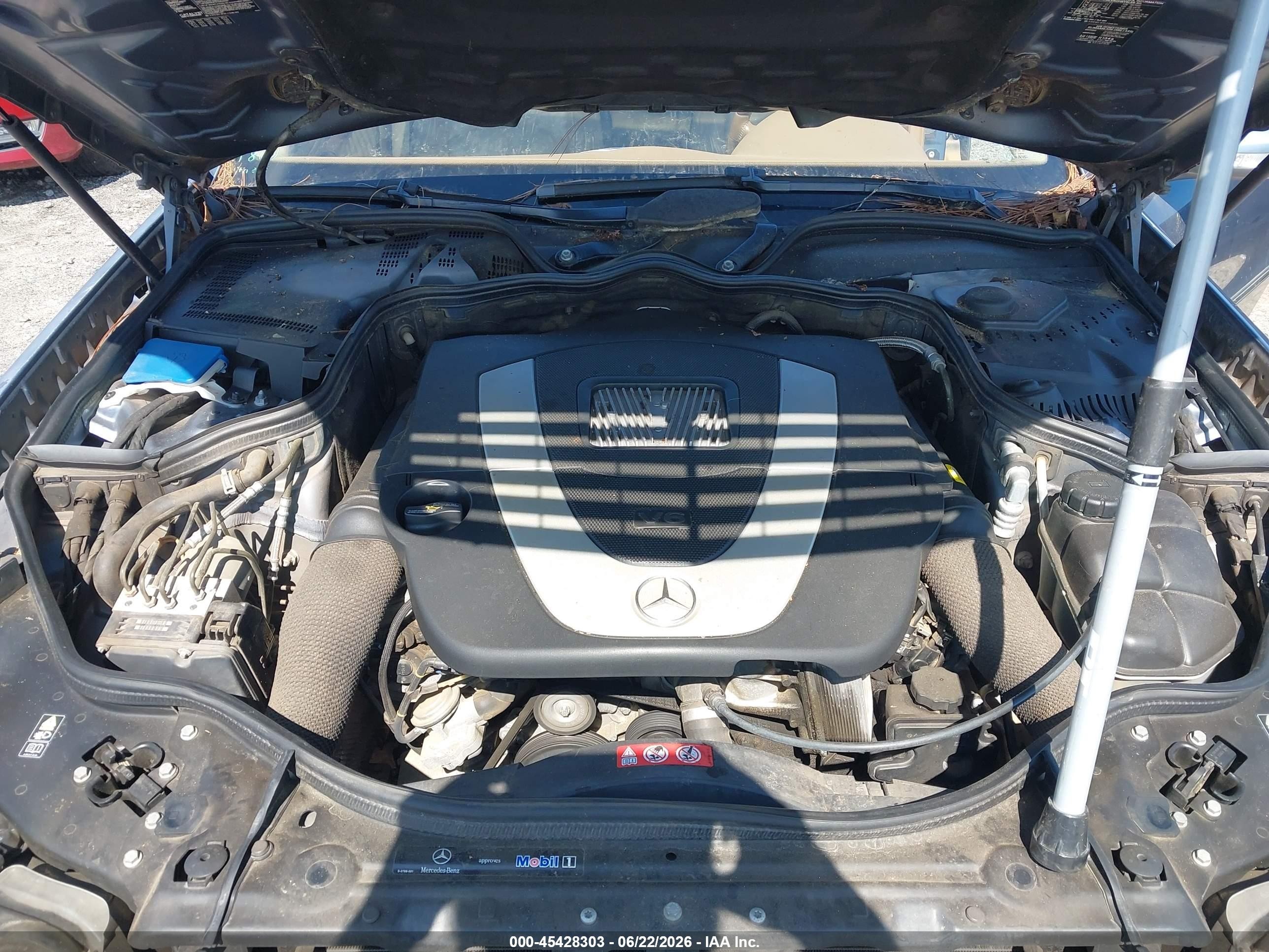 2007 Mercedes-benz E 350   Синий vin: WDBUF56X67B037360