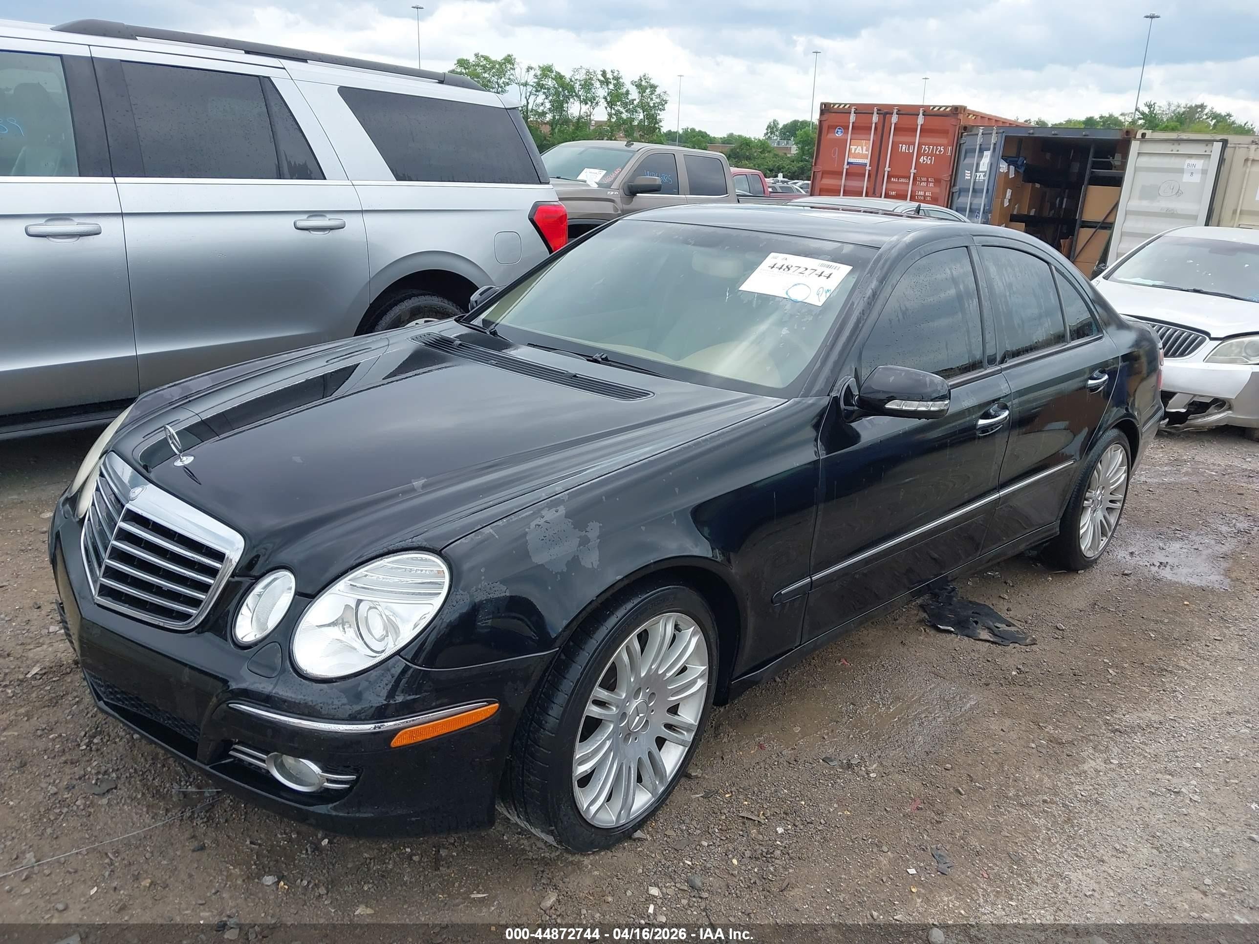 2007 Mercedes-benz E 350   Black vin: WDBUF56X67B094352