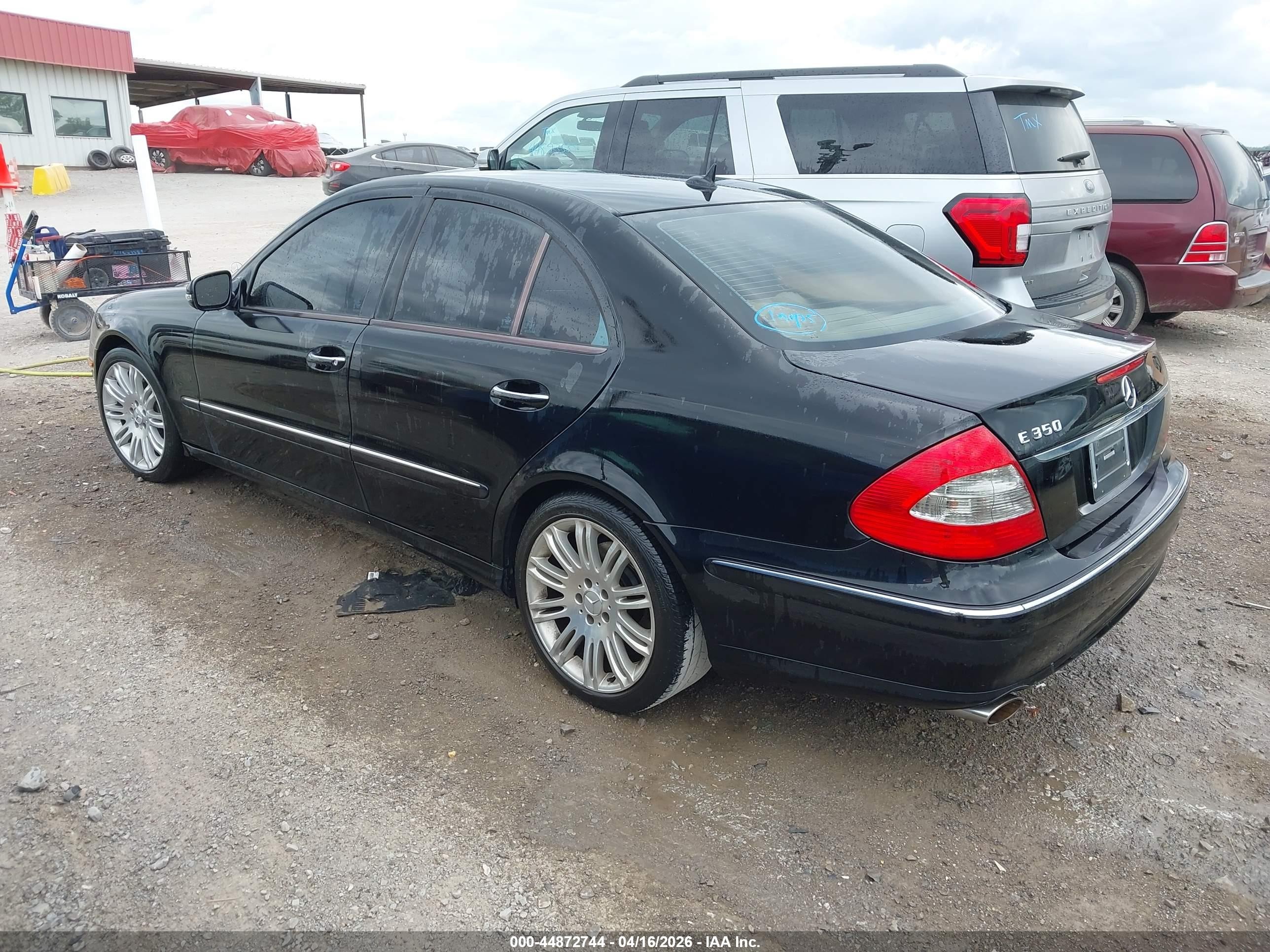 2007 Mercedes-benz E 350   Black vin: WDBUF56X67B094352