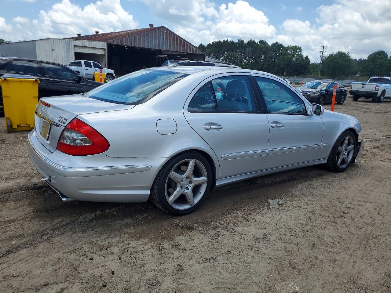 2008 Mercedes-benz E 350 Silver vin: WDBUF56X68B204835