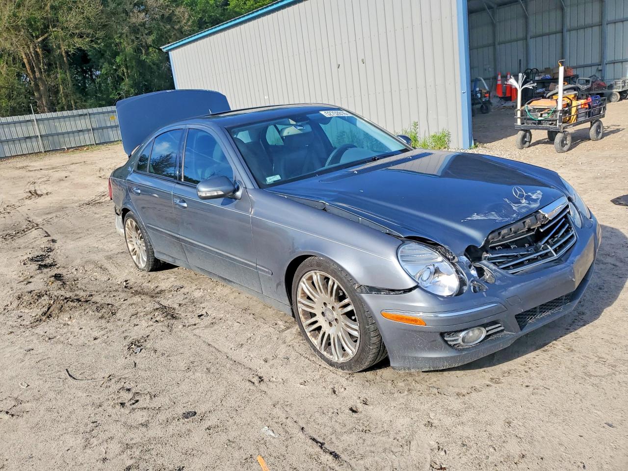 2008 Mercedes-benz E 350 Teal vin: WDBUF56X68B210599
