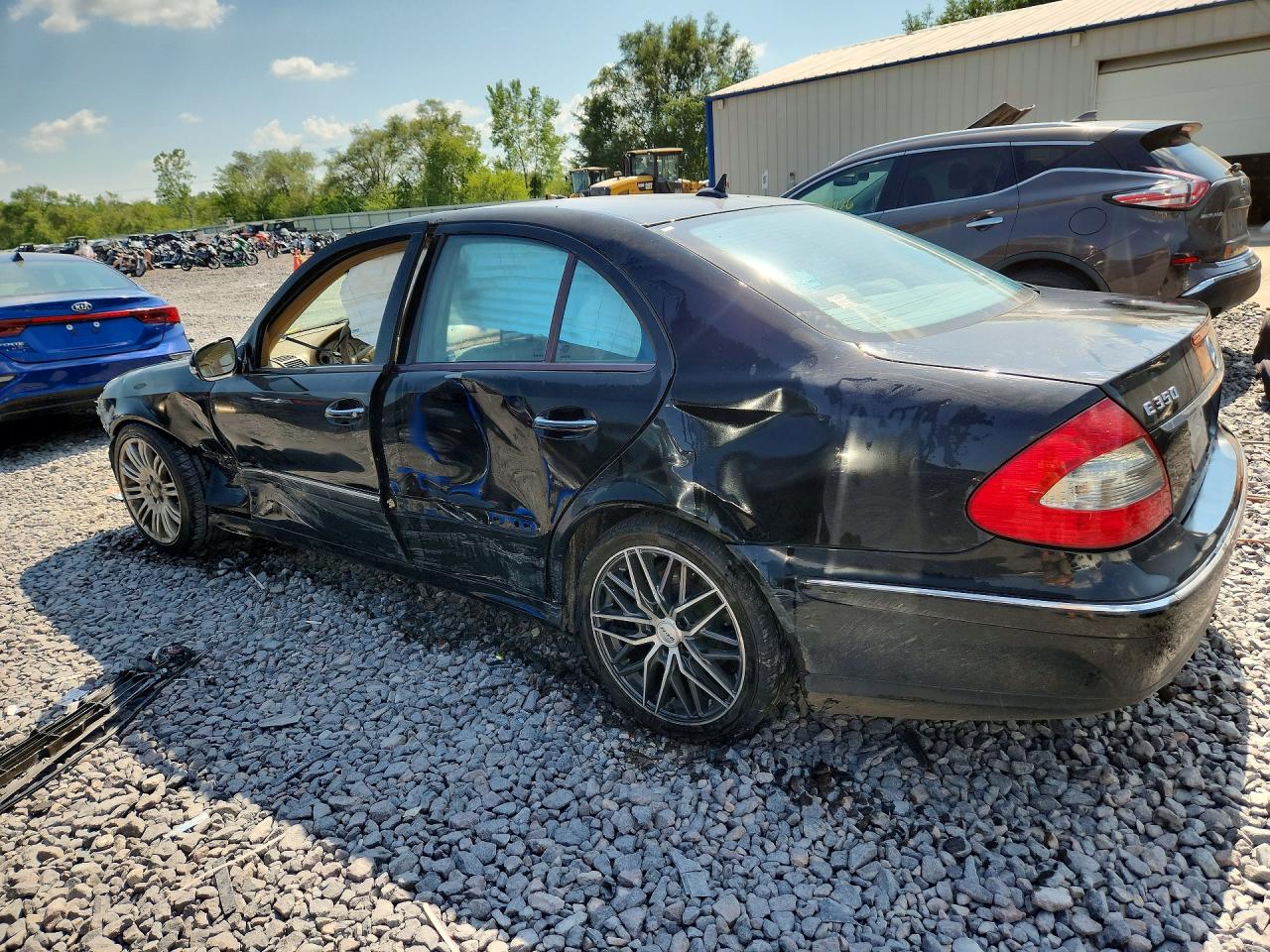 2008 Mercedes-benz E 350 Black vin: WDBUF56X68B217536