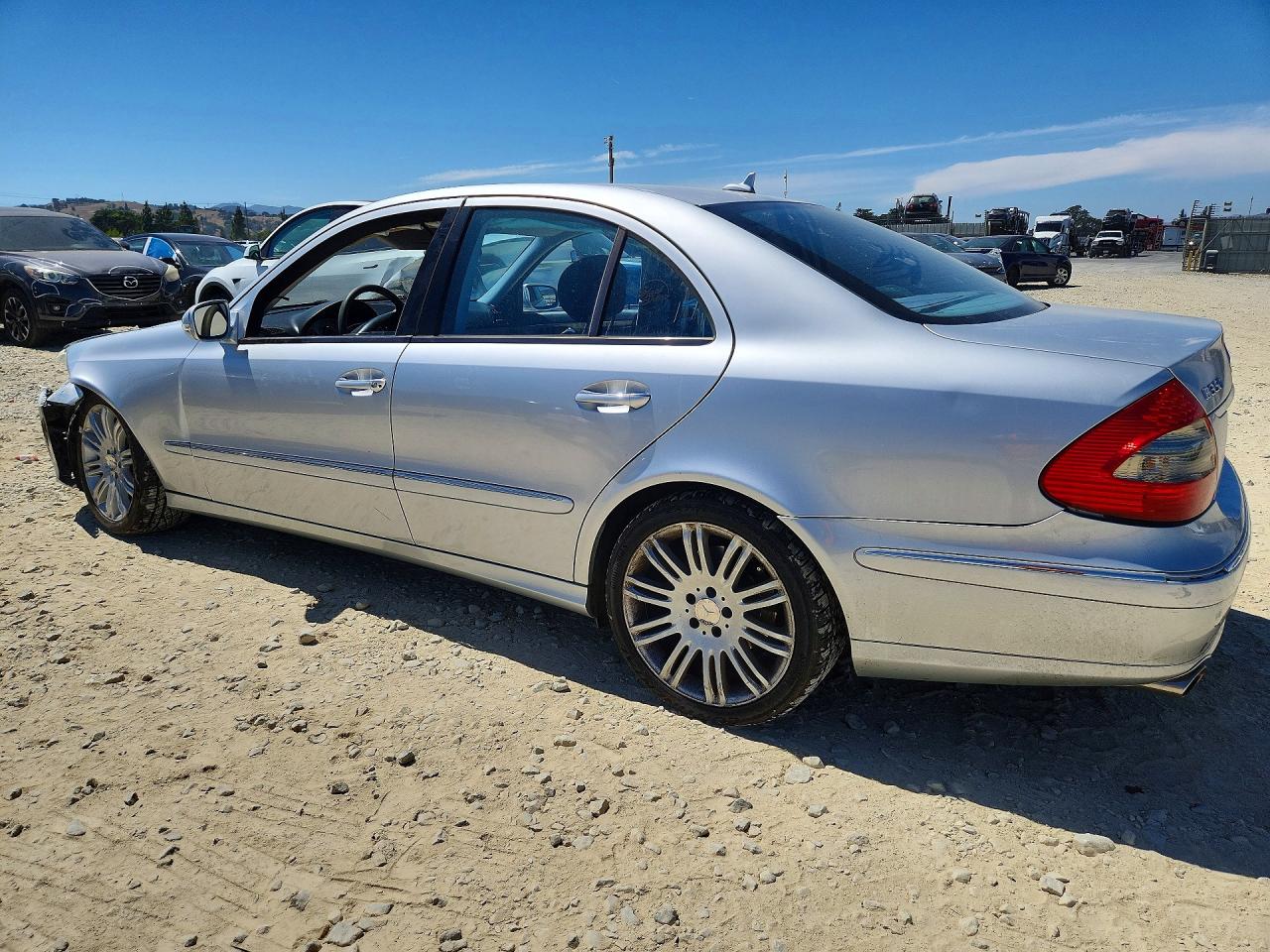 2008 Mercedes-benz E 350 Silver vin: WDBUF56X68B259799