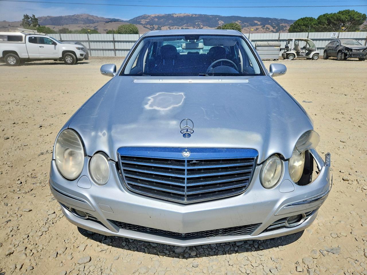 2008 Mercedes-benz E 350 Silver vin: WDBUF56X68B259799