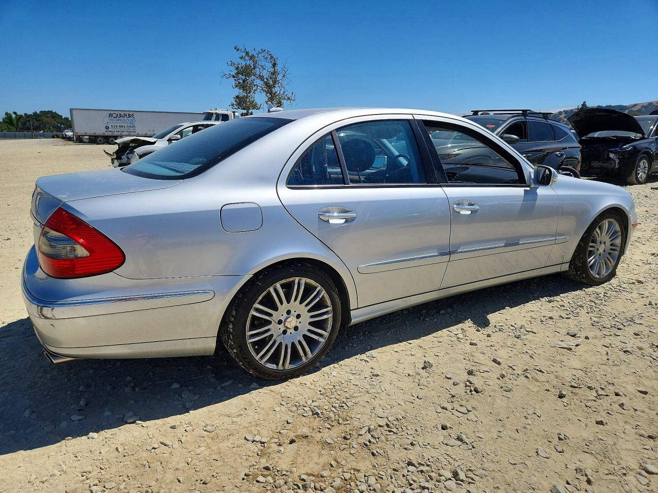 2008 Mercedes-benz E 350 Silver vin: WDBUF56X68B259799