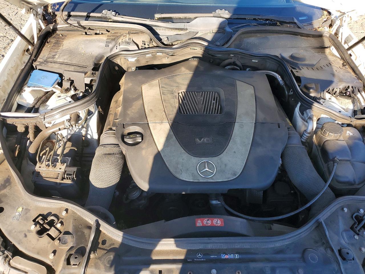 2008 Mercedes-benz E 350 White vin: WDBUF56X68B353097