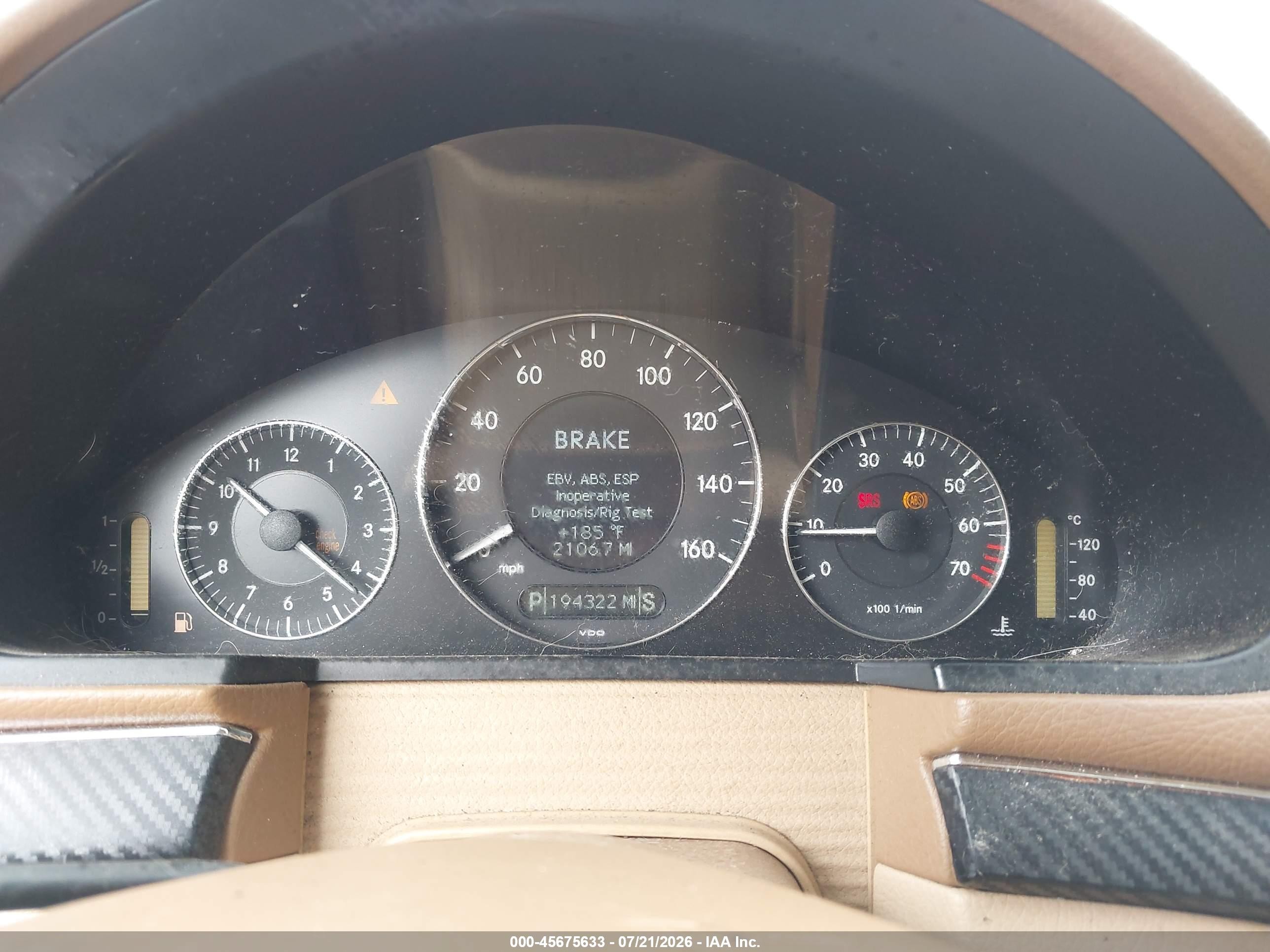 2008 Mercedes-benz E 350   White vin: WDBUF56X68B354993