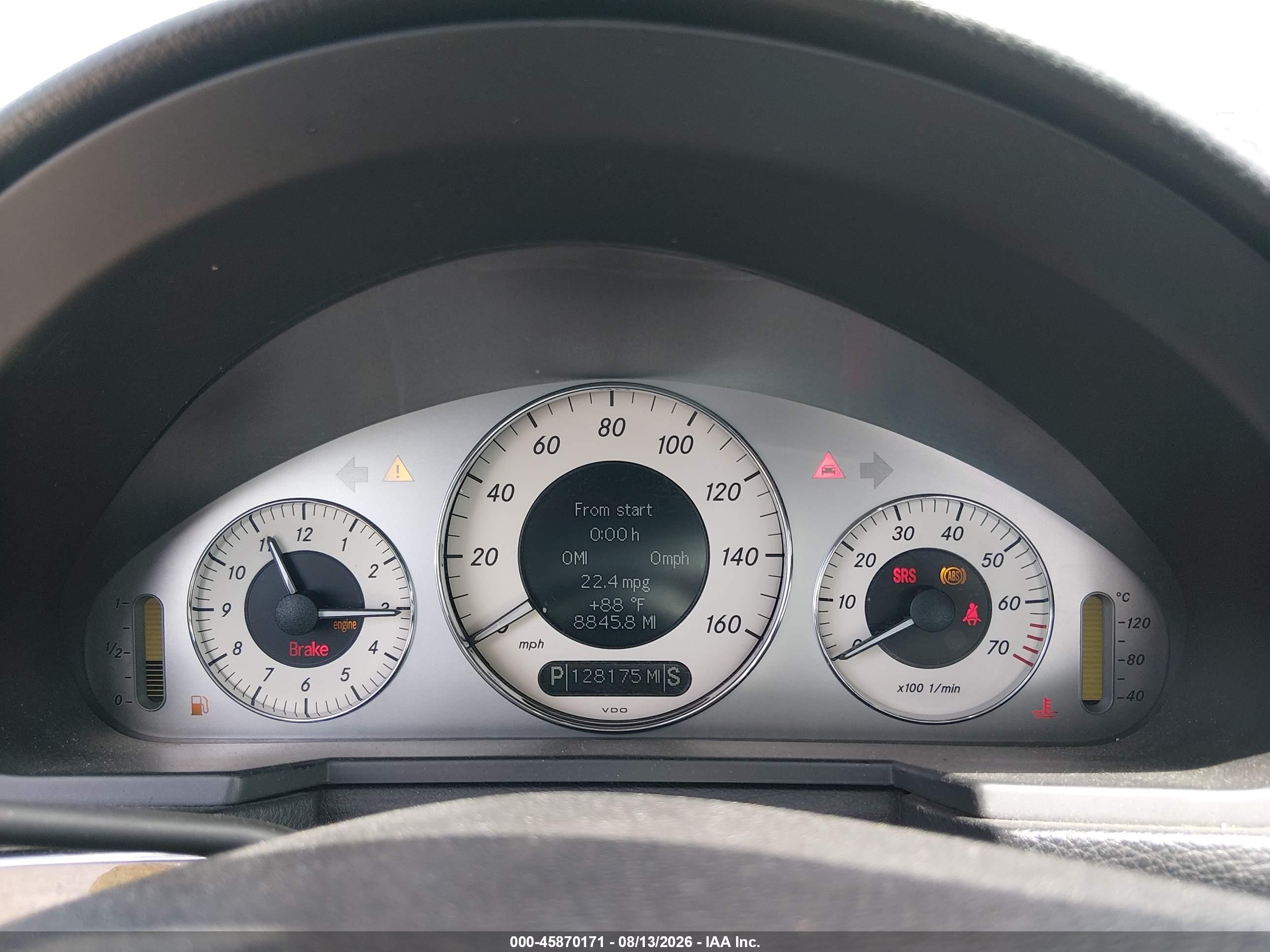 2007 Mercedes-benz E 350   Black vin: WDBUF56X77B075664