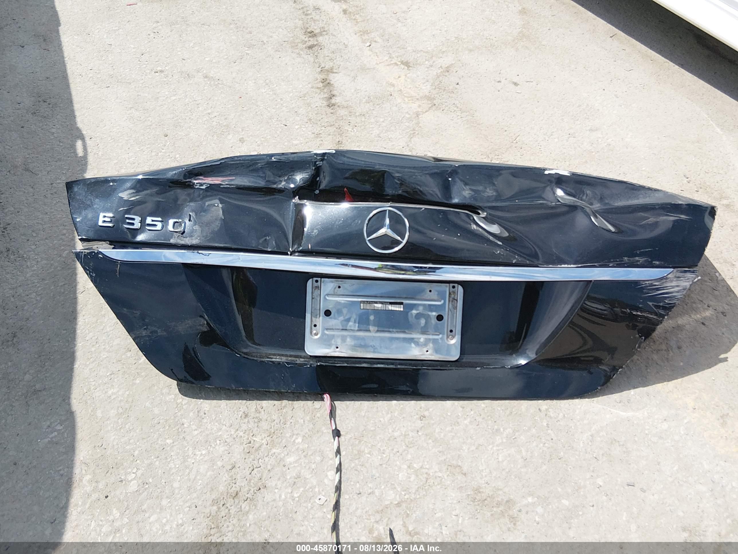 2007 Mercedes-benz E 350   Black vin: WDBUF56X77B075664