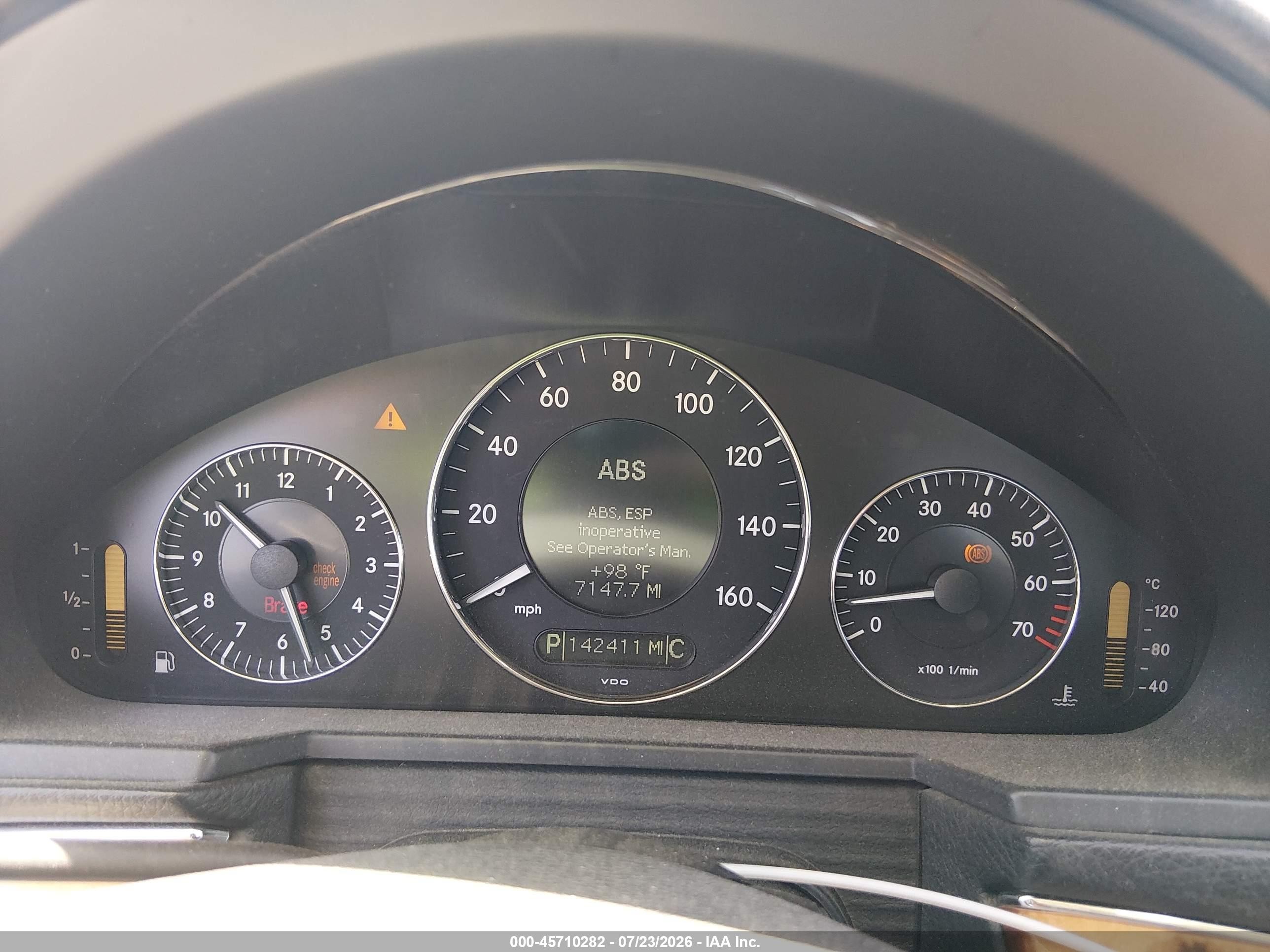 2007 Mercedes-benz E 350   Black vin: WDBUF56X77B091475