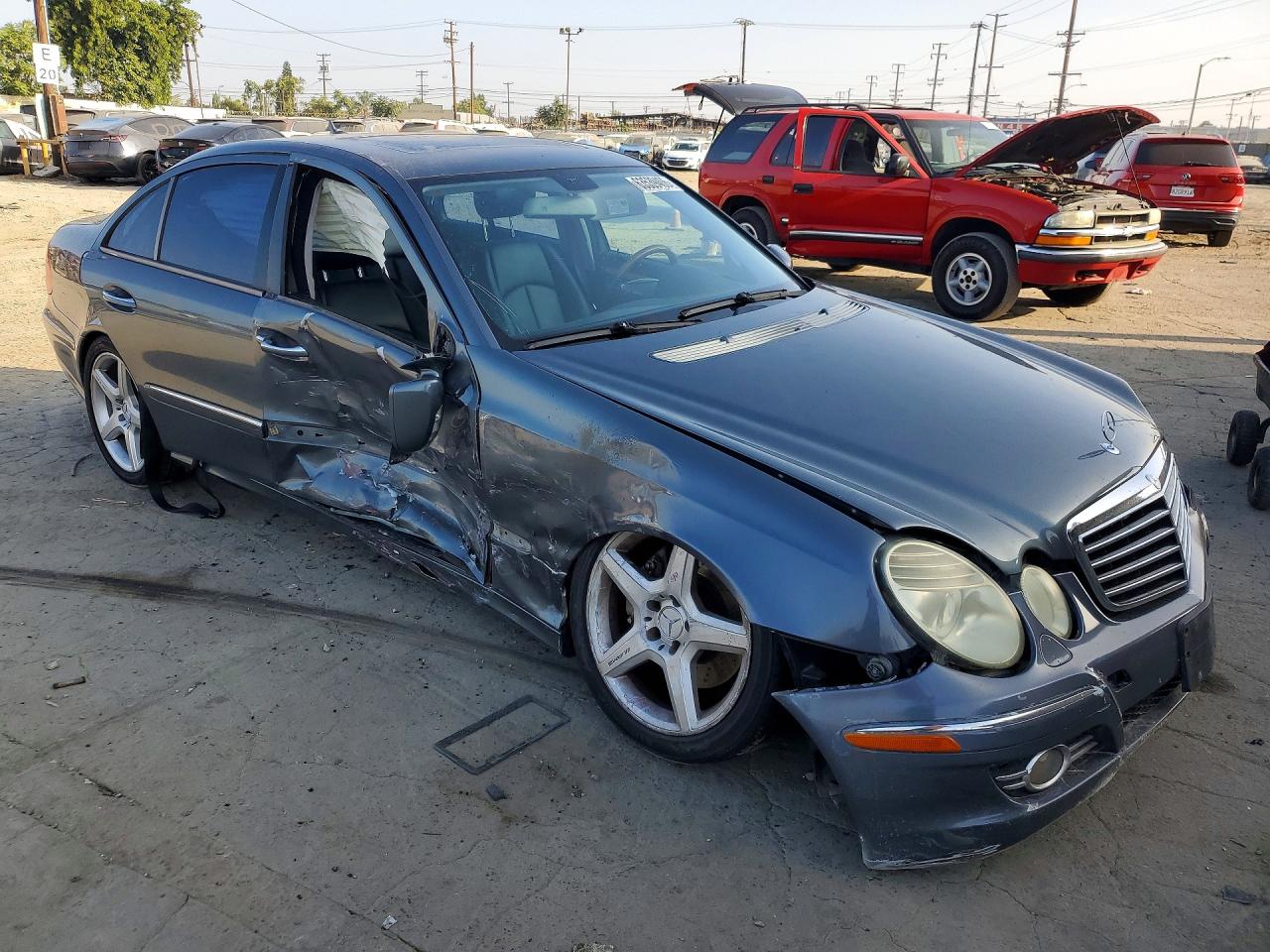 2007 Mercedes-benz E 350 Gray vin: WDBUF56X87B179869