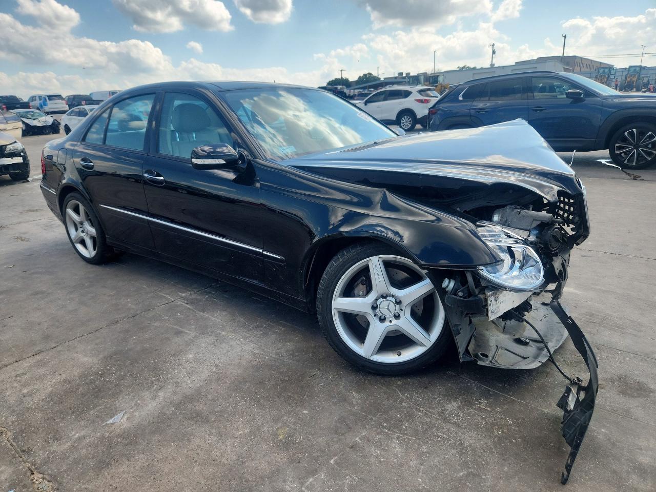 2008 Mercedes-benz E 350 Black vin: WDBUF56X88B188301