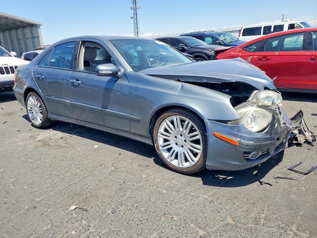 2008 Mercedes-benz E 350 Gray vin: WDBUF56X88B195037