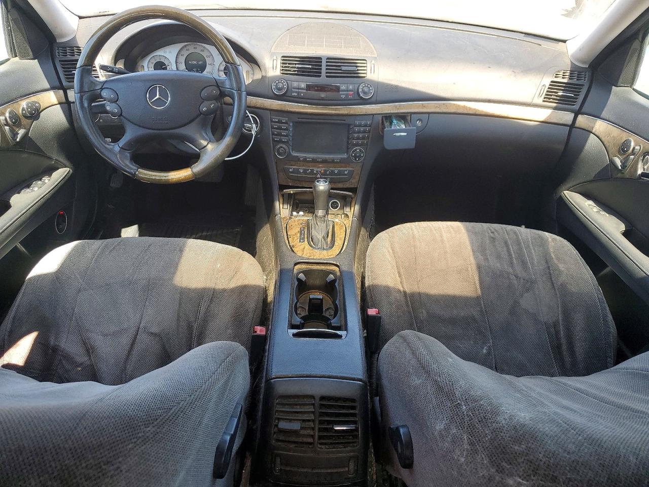 2007 Mercedes-benz E 350 Silver vin: WDBUF56X97A986827