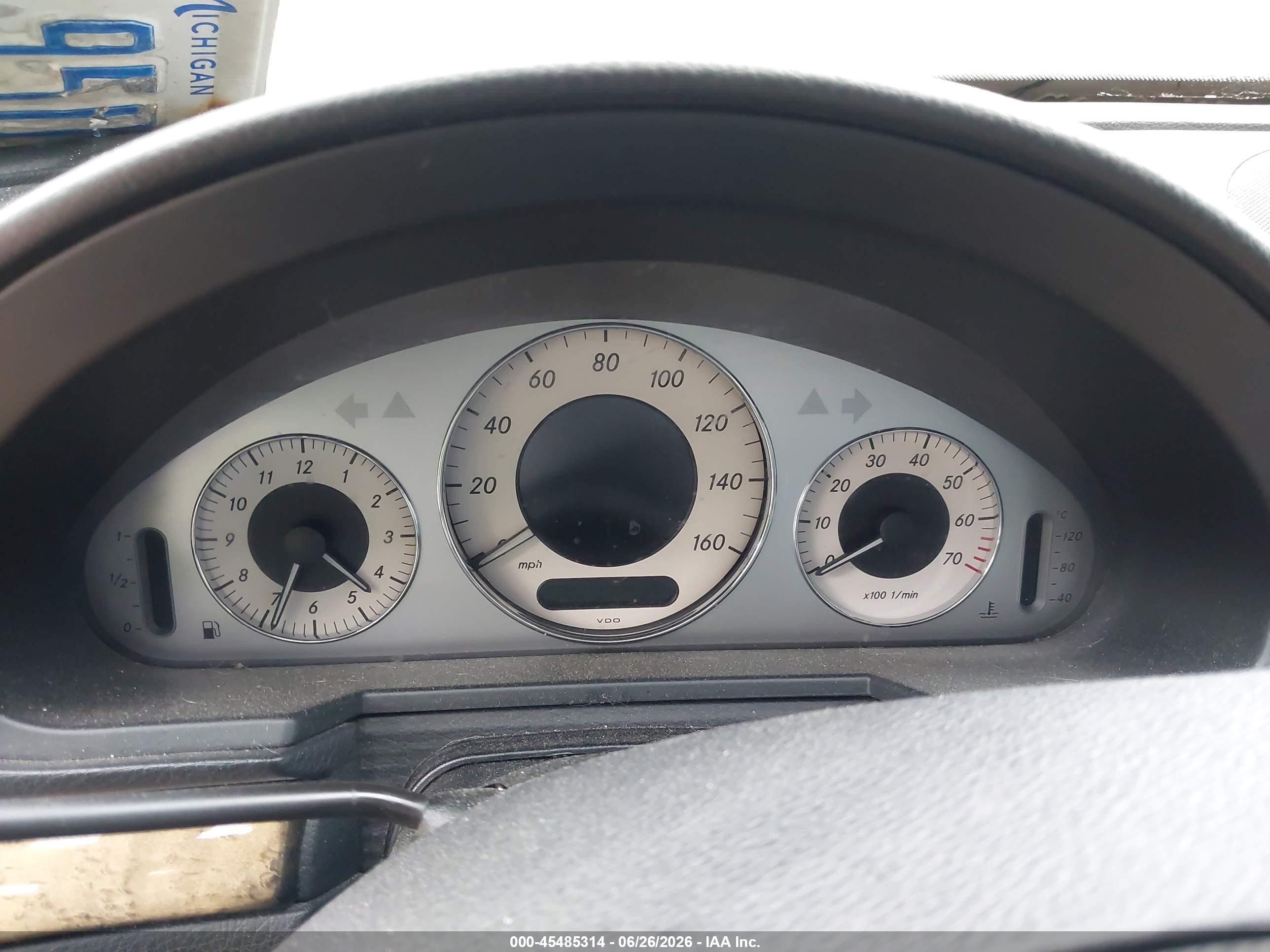 2007 Mercedes-benz E 350   Black vin: WDBUF56X97B064391