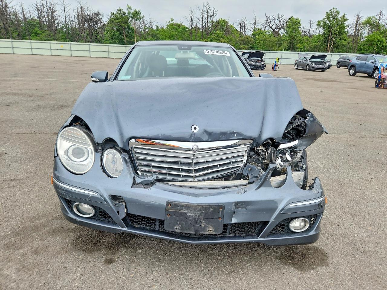 2007 Mercedes-benz E 350 Gray vin: WDBUF56X97B093289