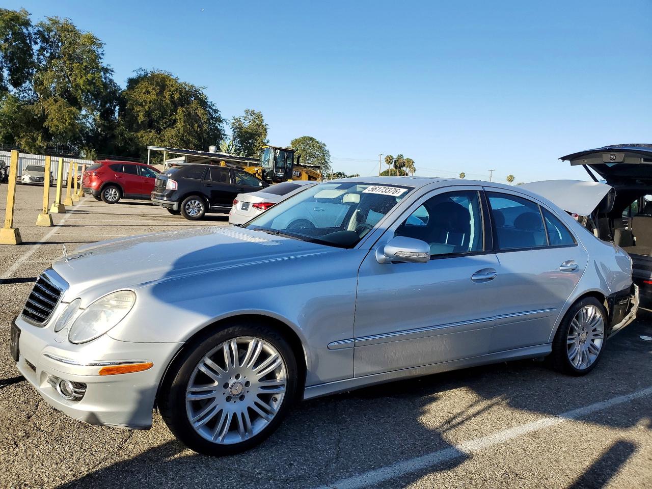 2008 Mercedes-benz E 350 Silver vin: WDBUF56X98B228885