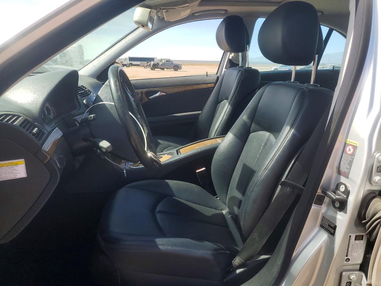 2008 Mercedes-benz E 350 Silver vin: WDBUF56X98B348329