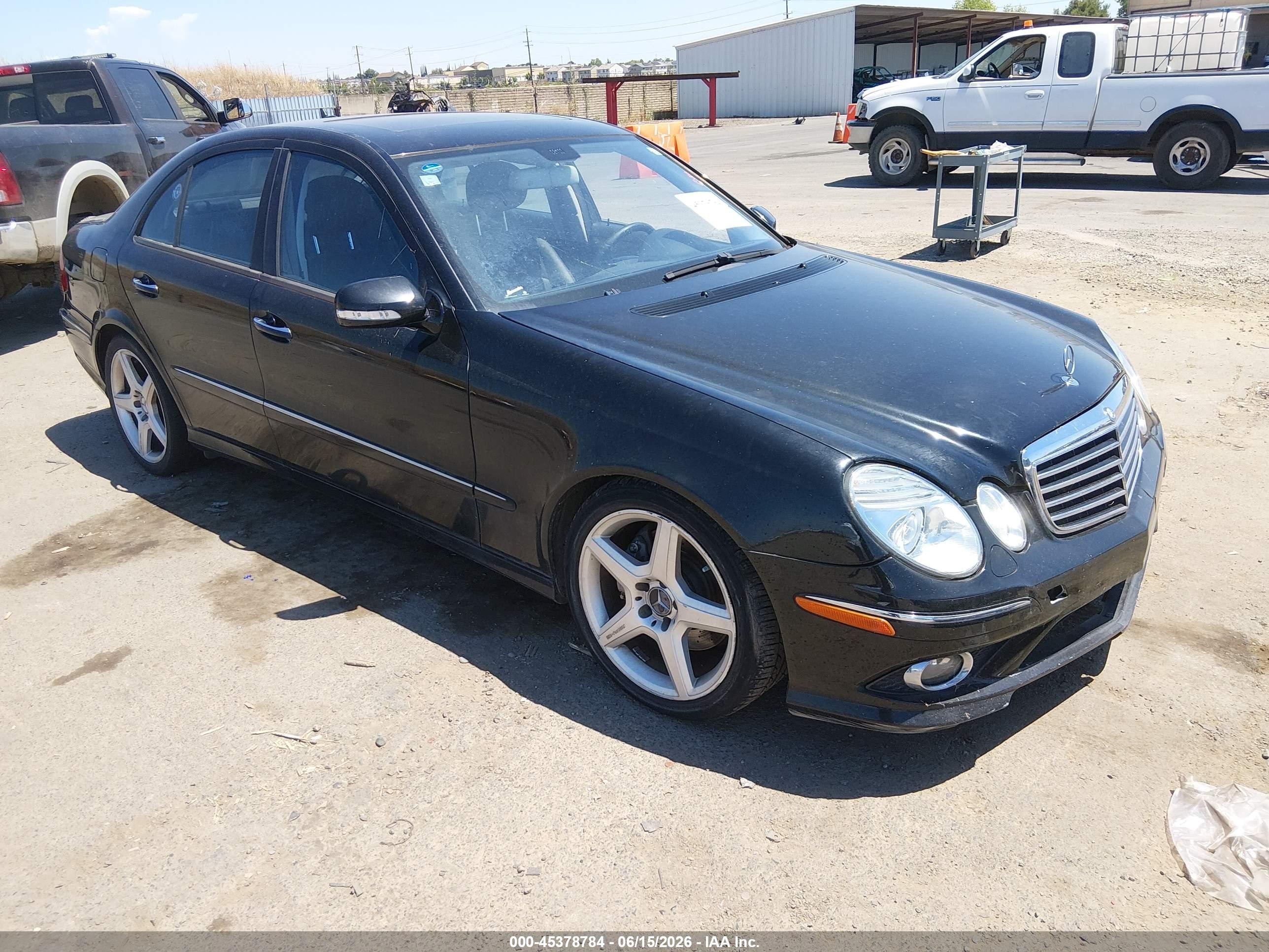 2009 Mercedes-benz E 350 Black vin: WDBUF56XX9B413352