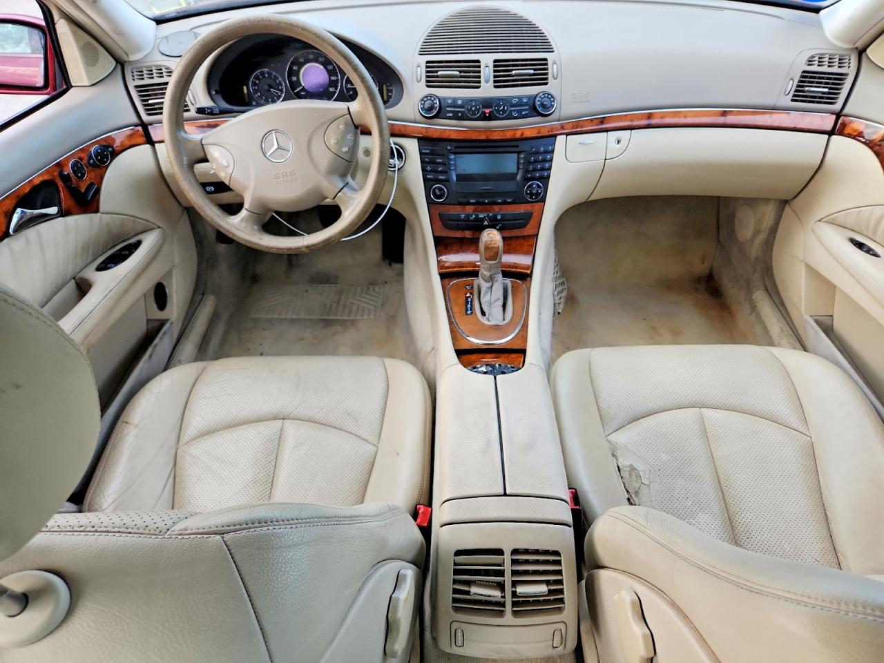 2003 Mercedes-benz E 320 Burgundy vin: WDBUF65J03A130698