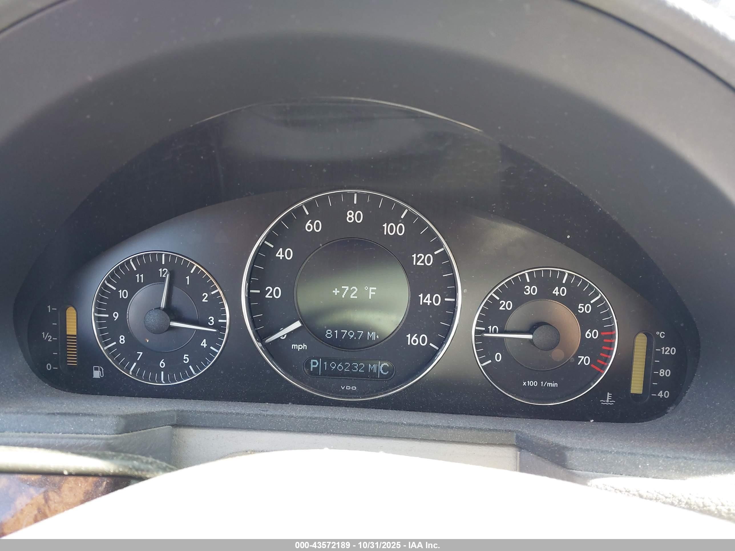 2005 Mercedes-benz E 320   Синий vin: WDBUF65J15A680589