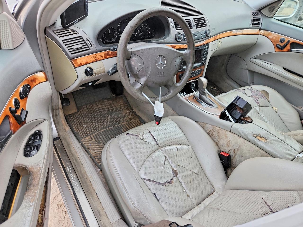 2004 Mercedes-benz E 320 Silver vin: WDBUF65J24A454902