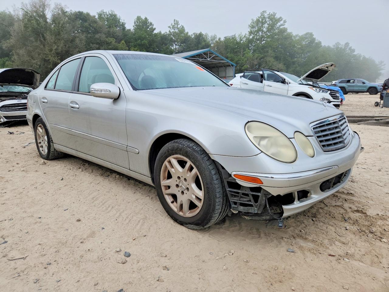 2004 Mercedes-benz E 320 Silver vin: WDBUF65J24A454902