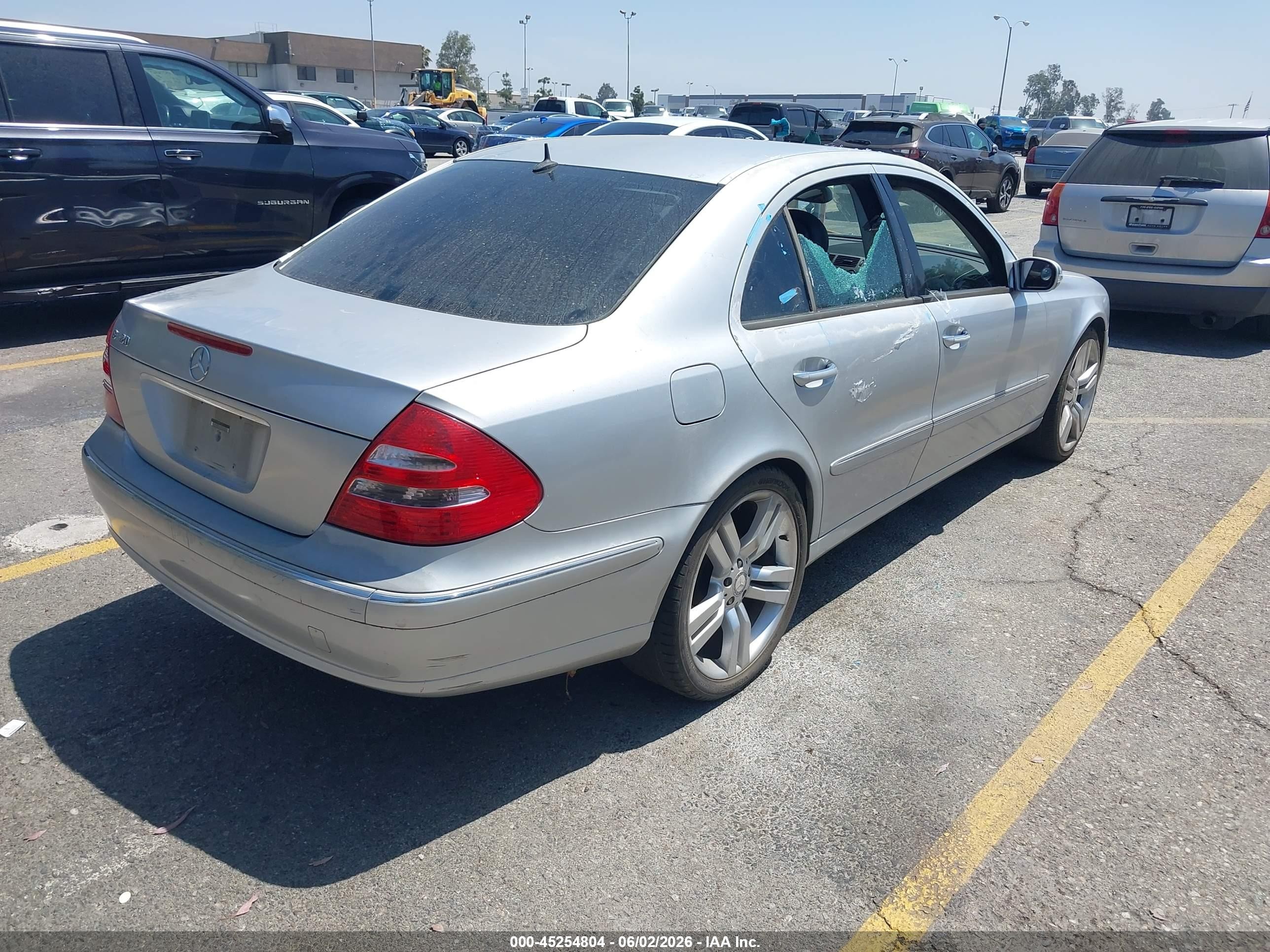 2005 Mercedes-benz E 320 Silver vin: WDBUF65J45A702181