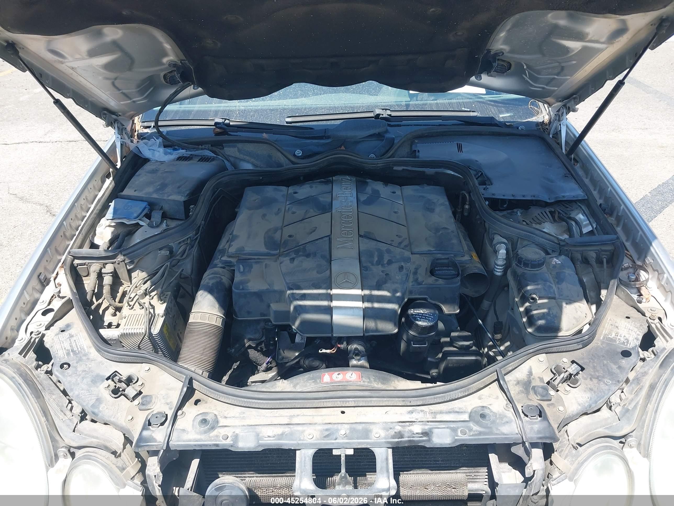 2005 Mercedes-benz E 320 Silver vin: WDBUF65J45A702181