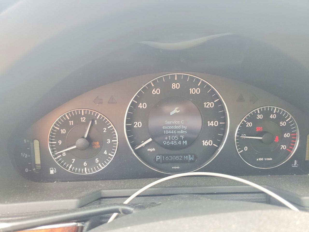 2003 Mercedes-benz E 320 Black vin: WDBUF65J53A199550