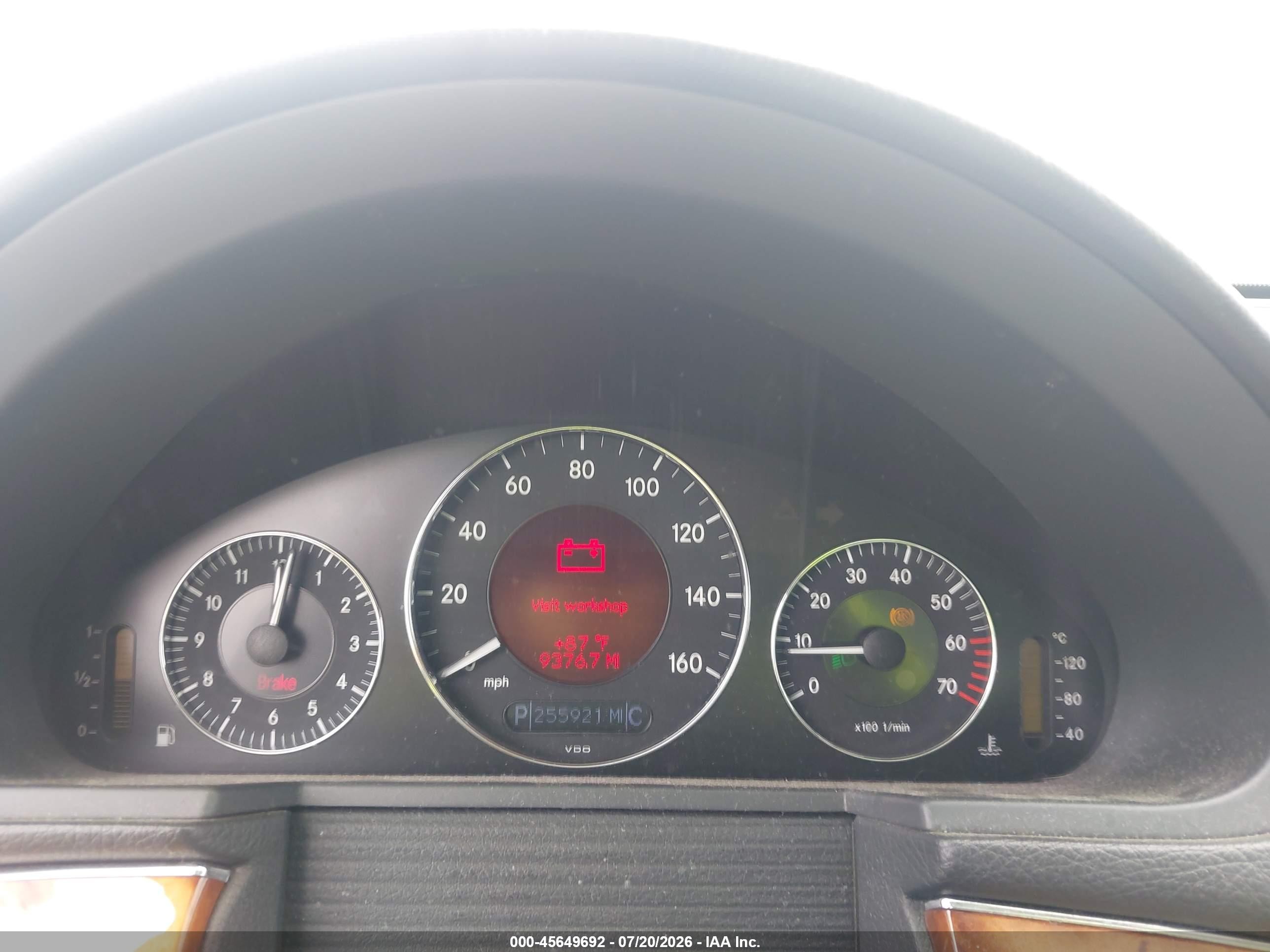 2005 Mercedes-benz E 320   Gray vin: WDBUF65J65A636233