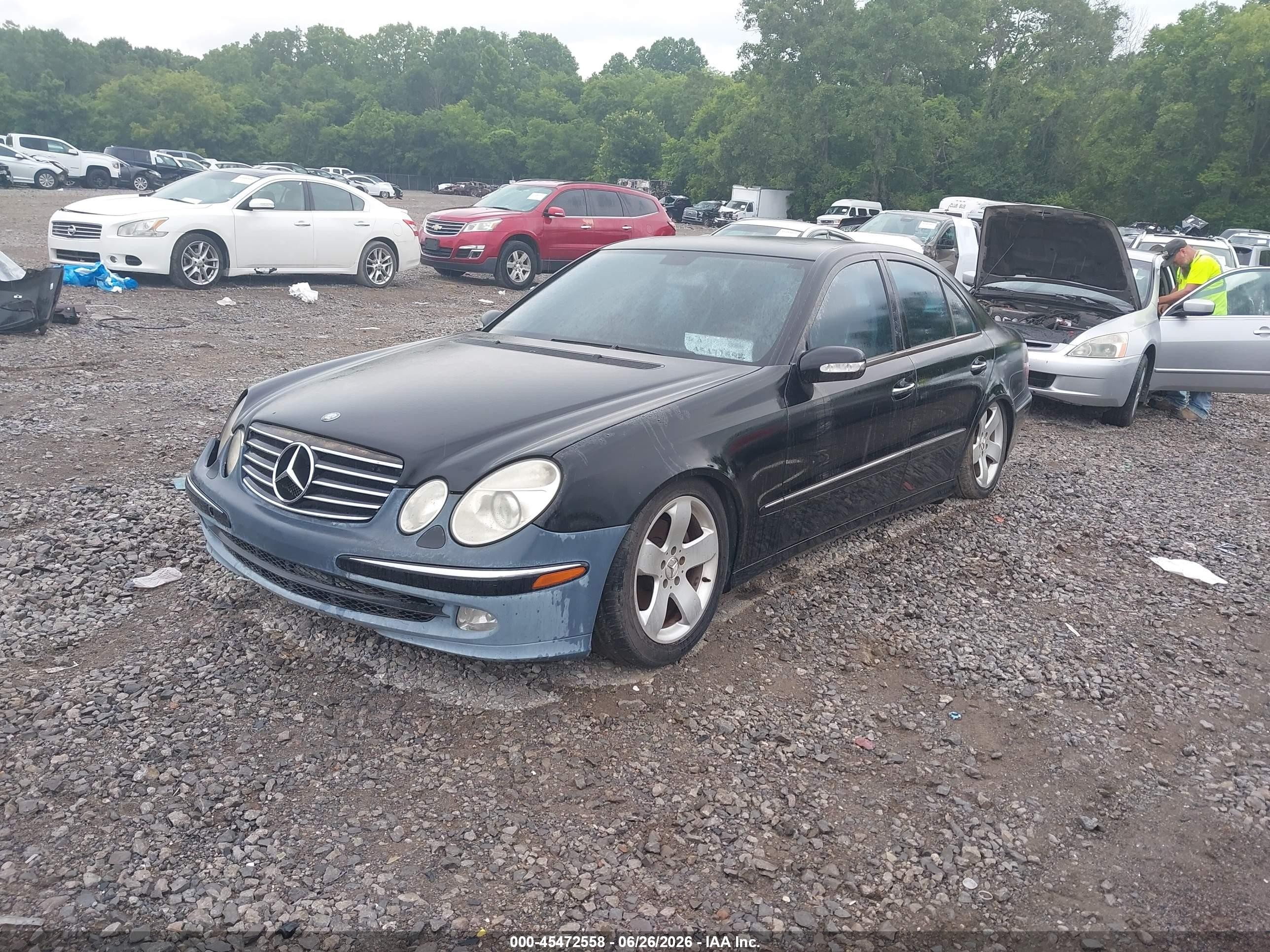 2005 Mercedes-benz E 320   Black vin: WDBUF65J65A636846