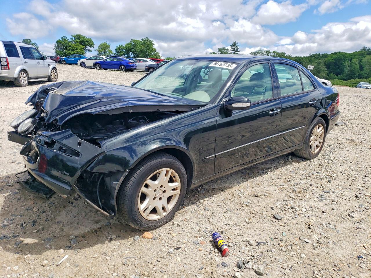 2003 Mercedes-benz E 320 Black vin: WDBUF65J83A245324
