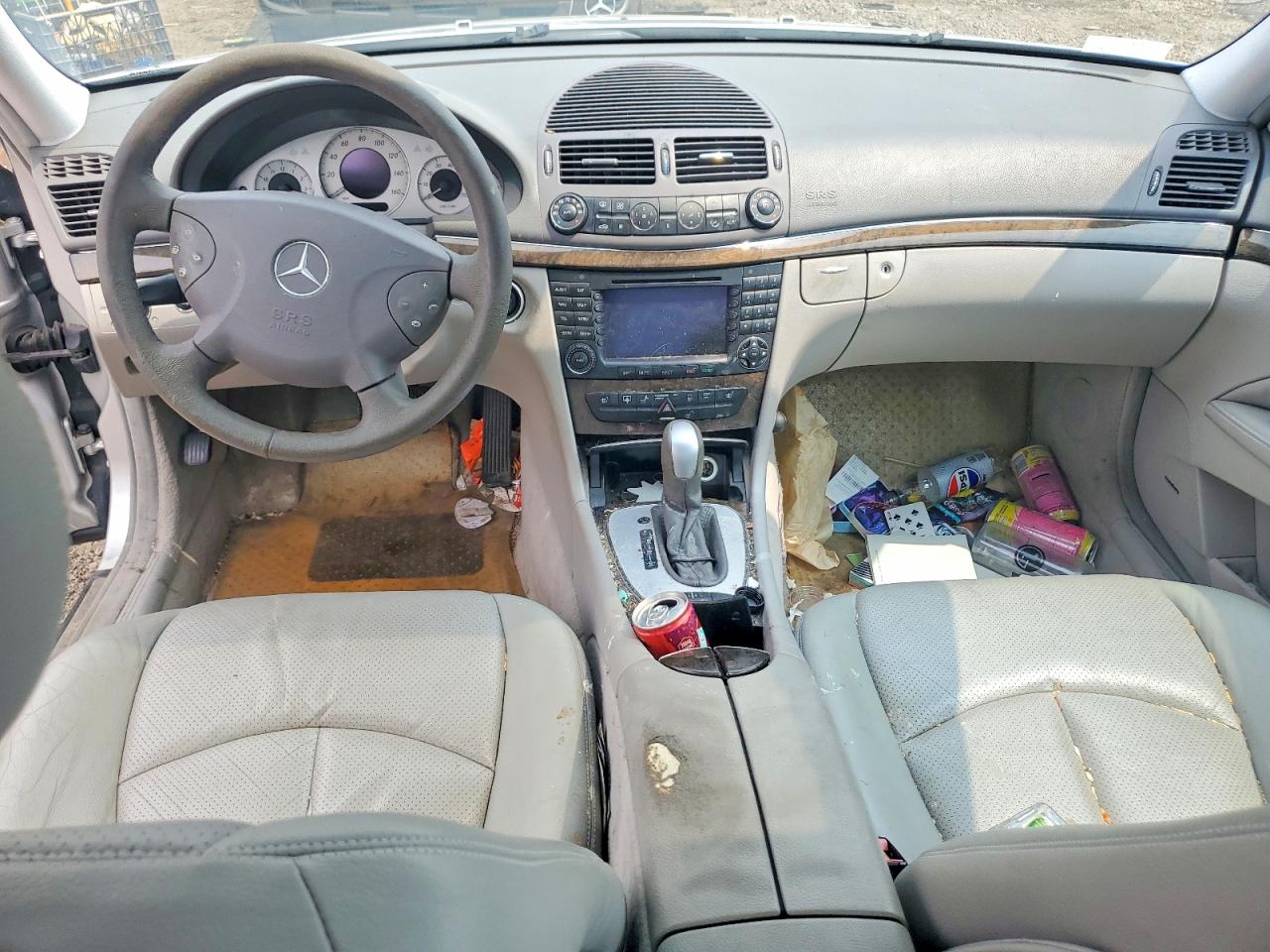 2004 Mercedes-benz E 320 Silver vin: WDBUF65J84A436629