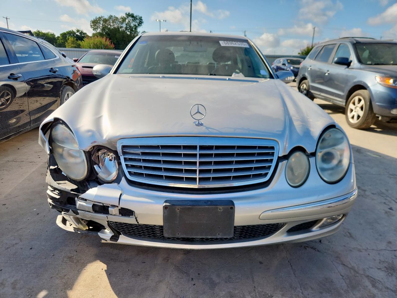 2004 Mercedes-benz E 320 Silver vin: WDBUF65J84A492604