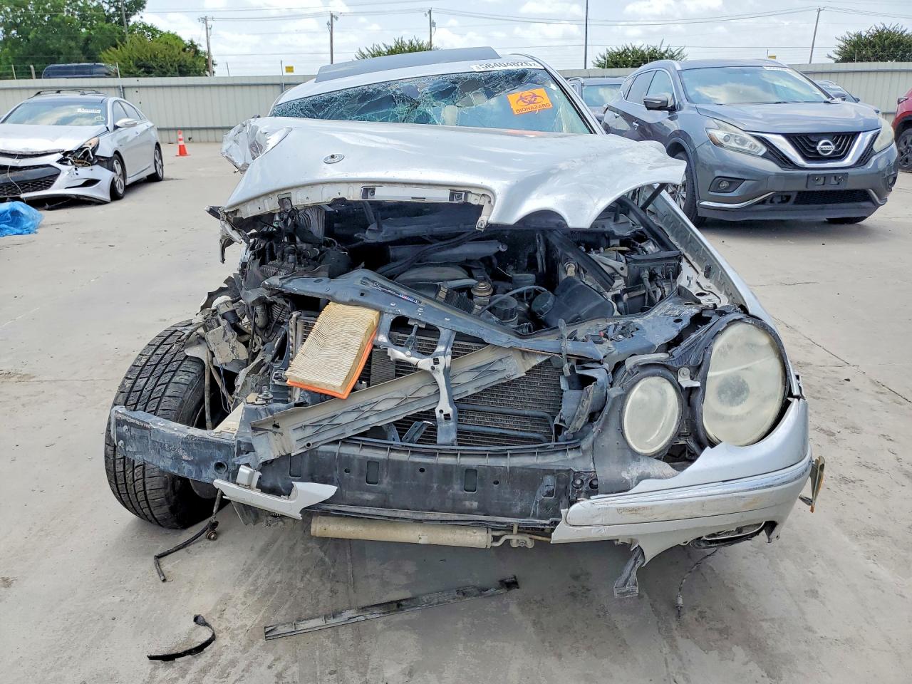 2004 Mercedes-benz E 320 Silver vin: WDBUF65J84A564174