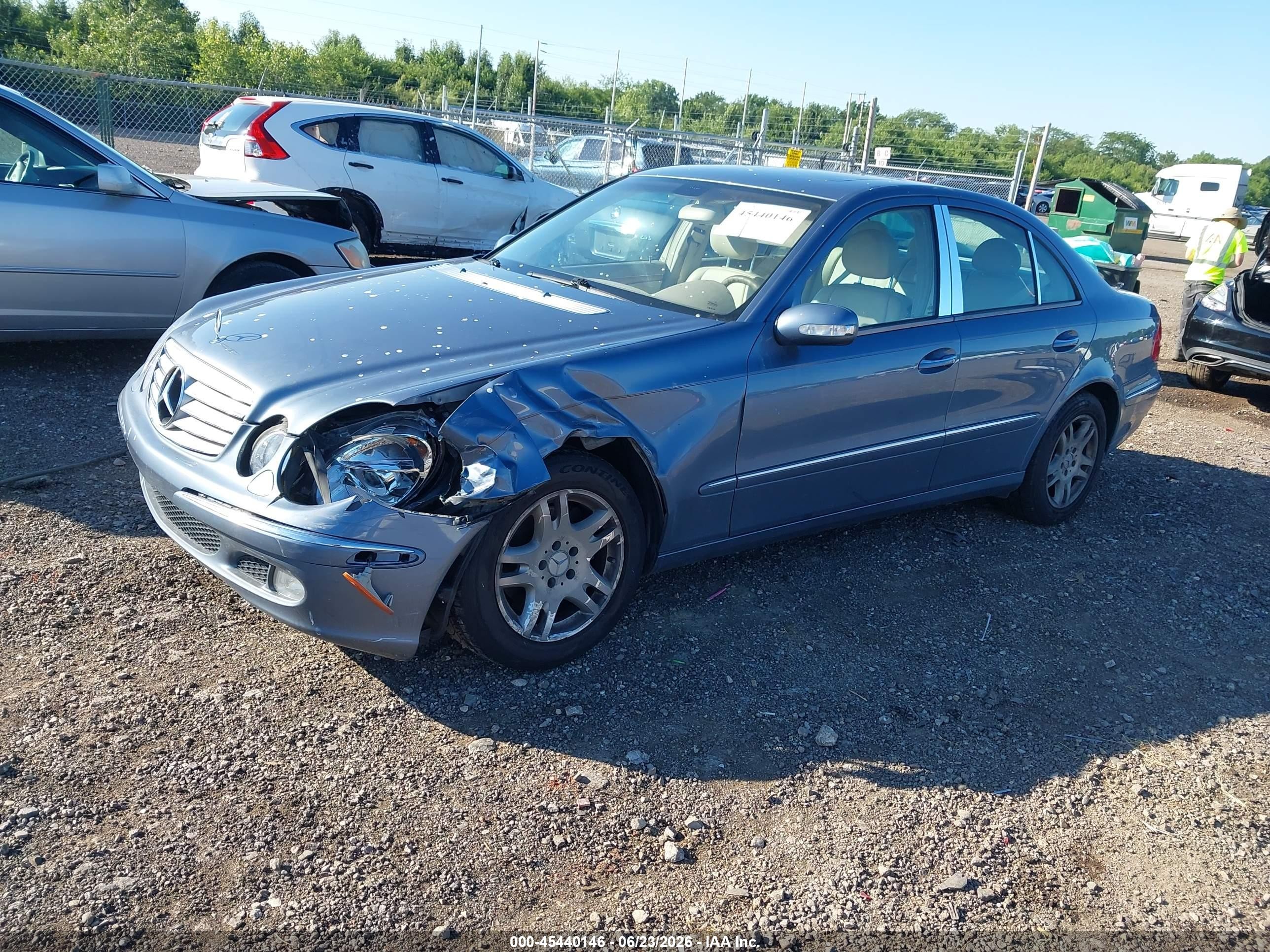 2003 Mercedes-benz E 320   Light Blue vin: WDBUF65J93A155003