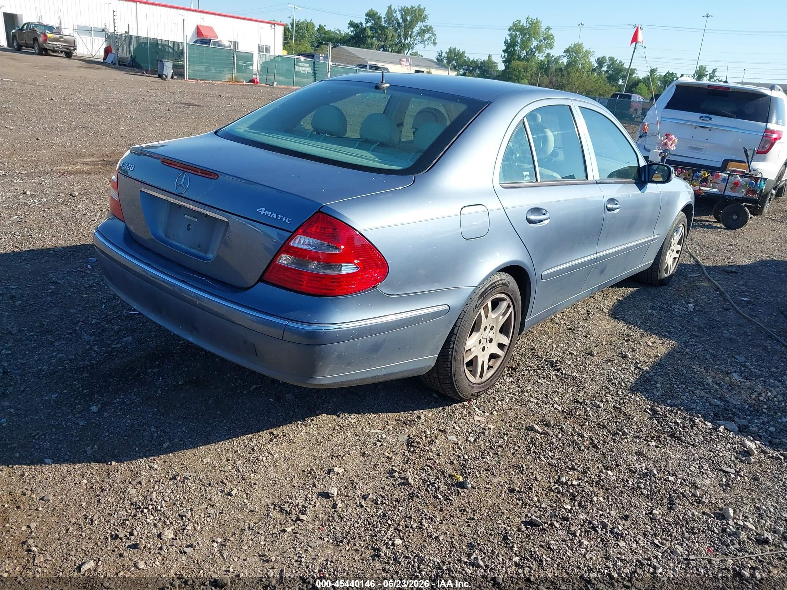 2003 Mercedes-benz E 320   Light Blue vin: WDBUF65J93A155003