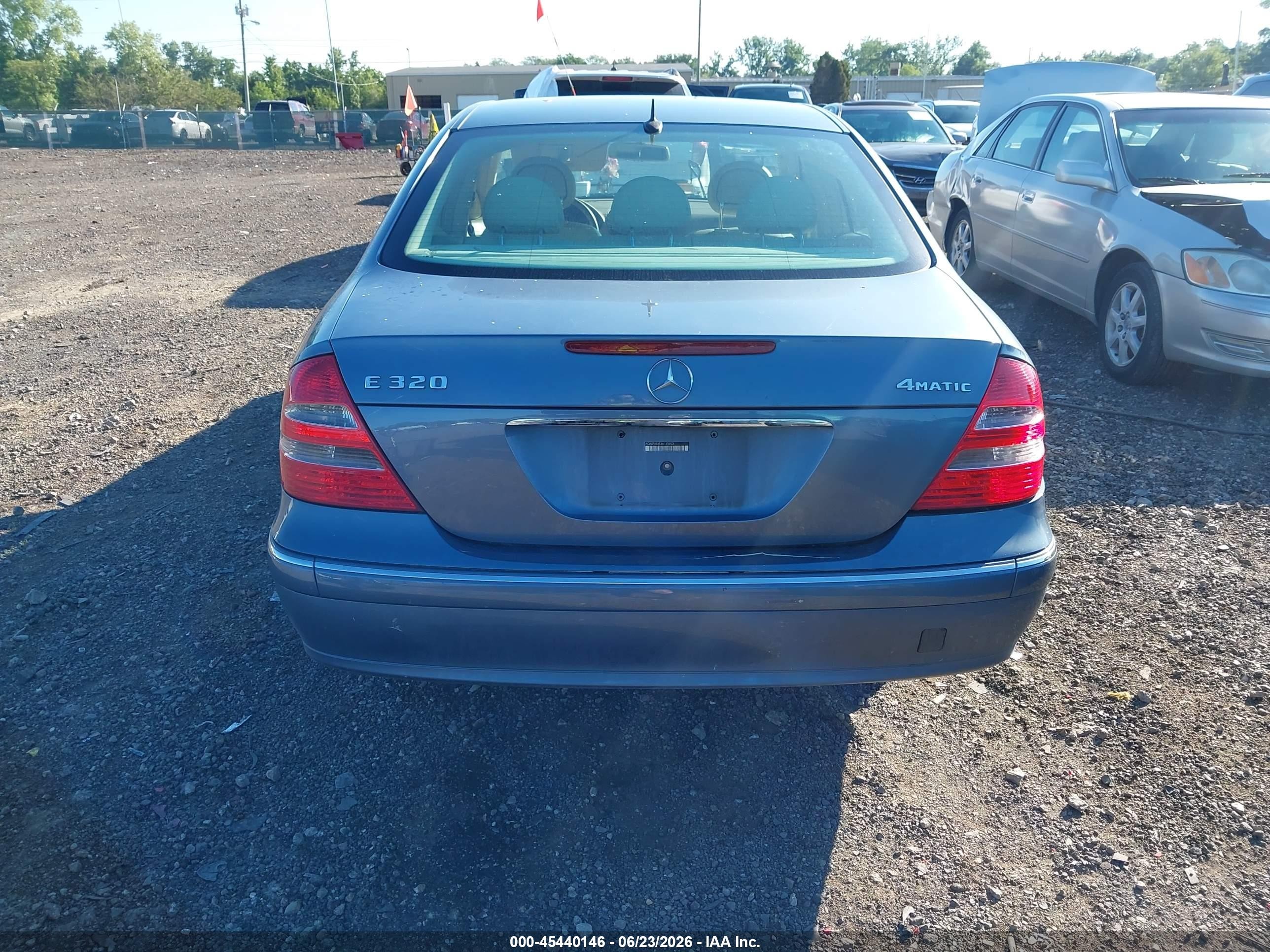 2003 Mercedes-benz E 320   Light Blue vin: WDBUF65J93A155003