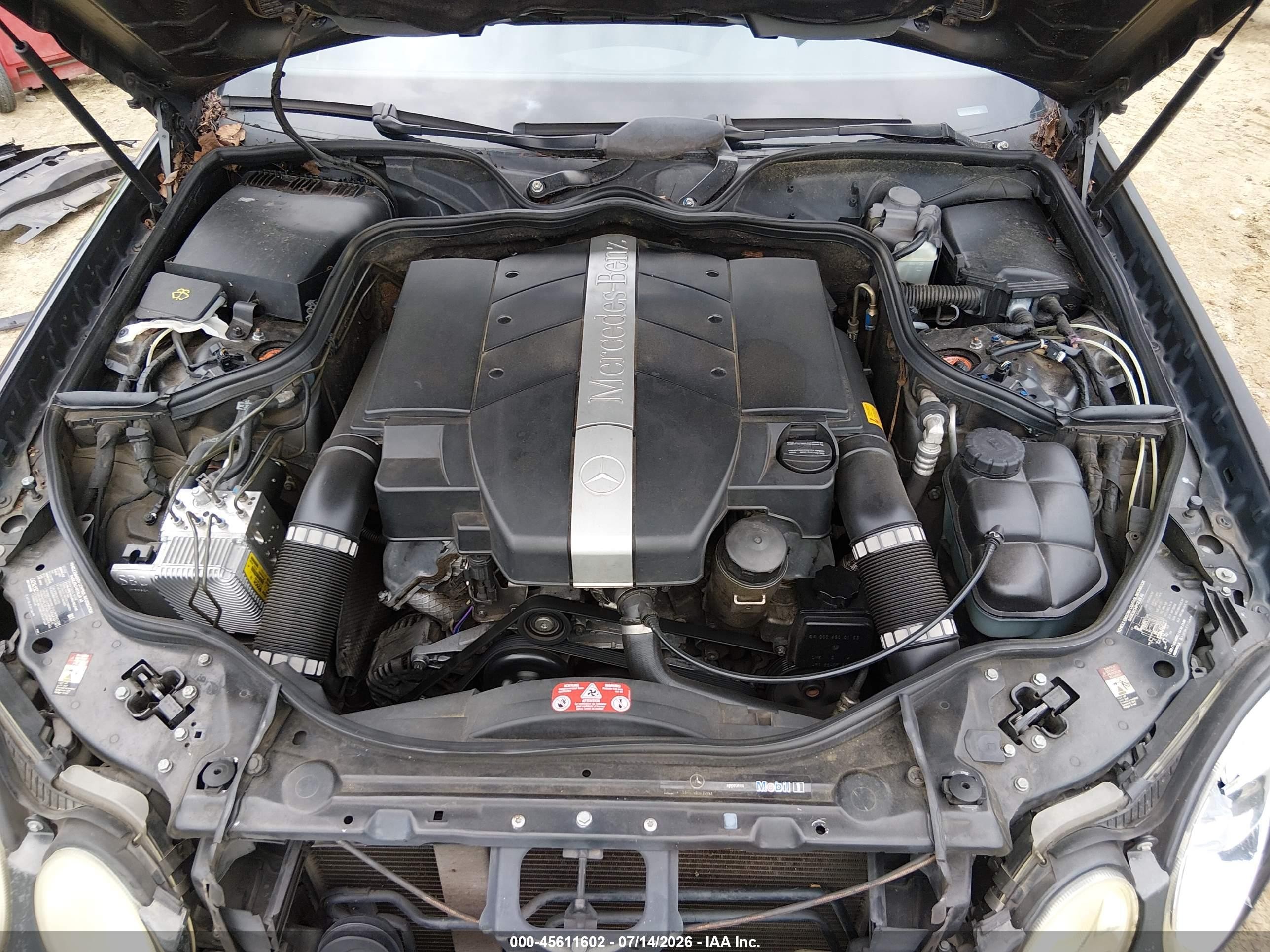 2004 Mercedes-benz E 320   Черный vin: WDBUF65JX4X112045