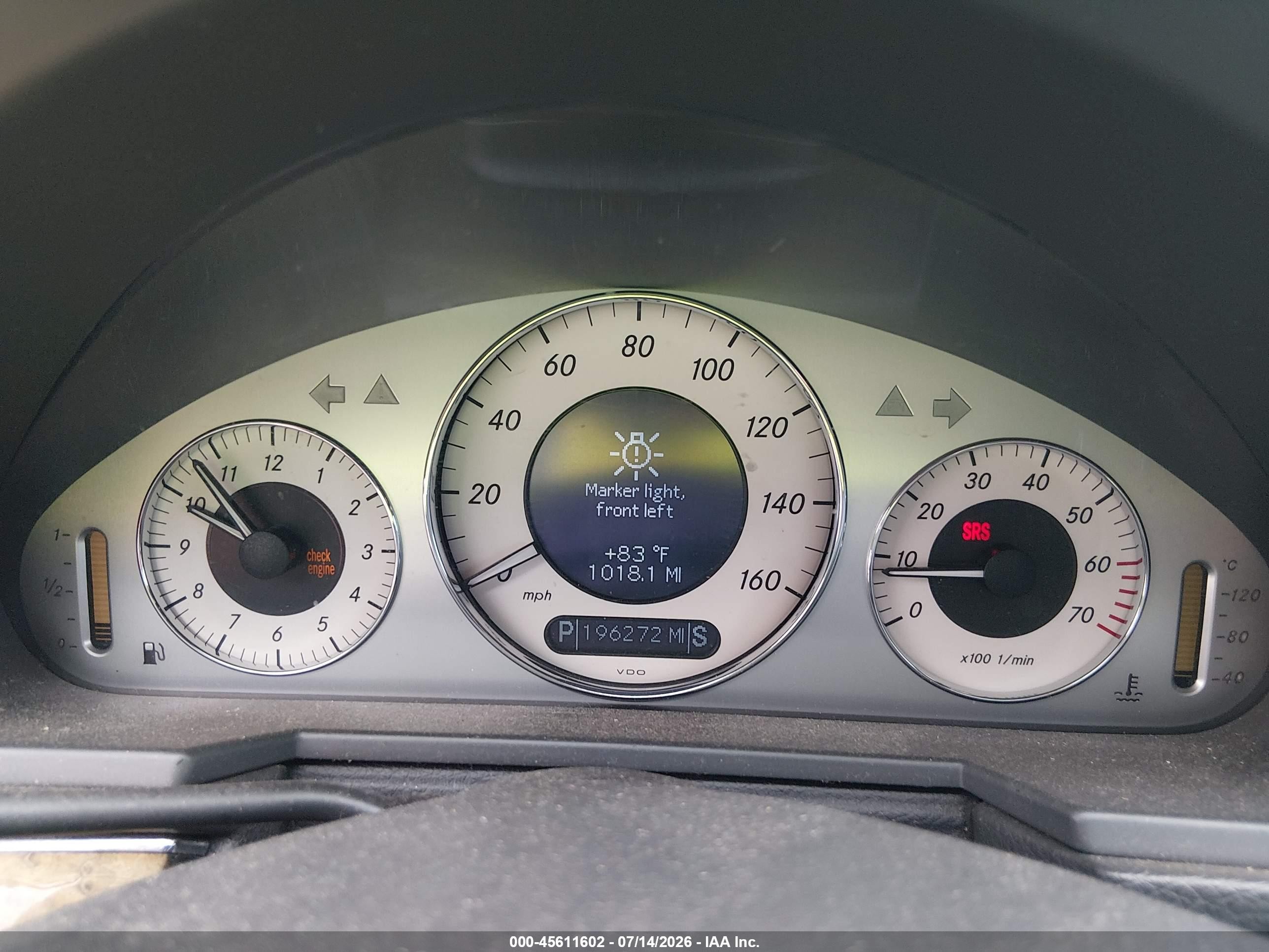 2004 Mercedes-benz E 320   Черный vin: WDBUF65JX4X112045