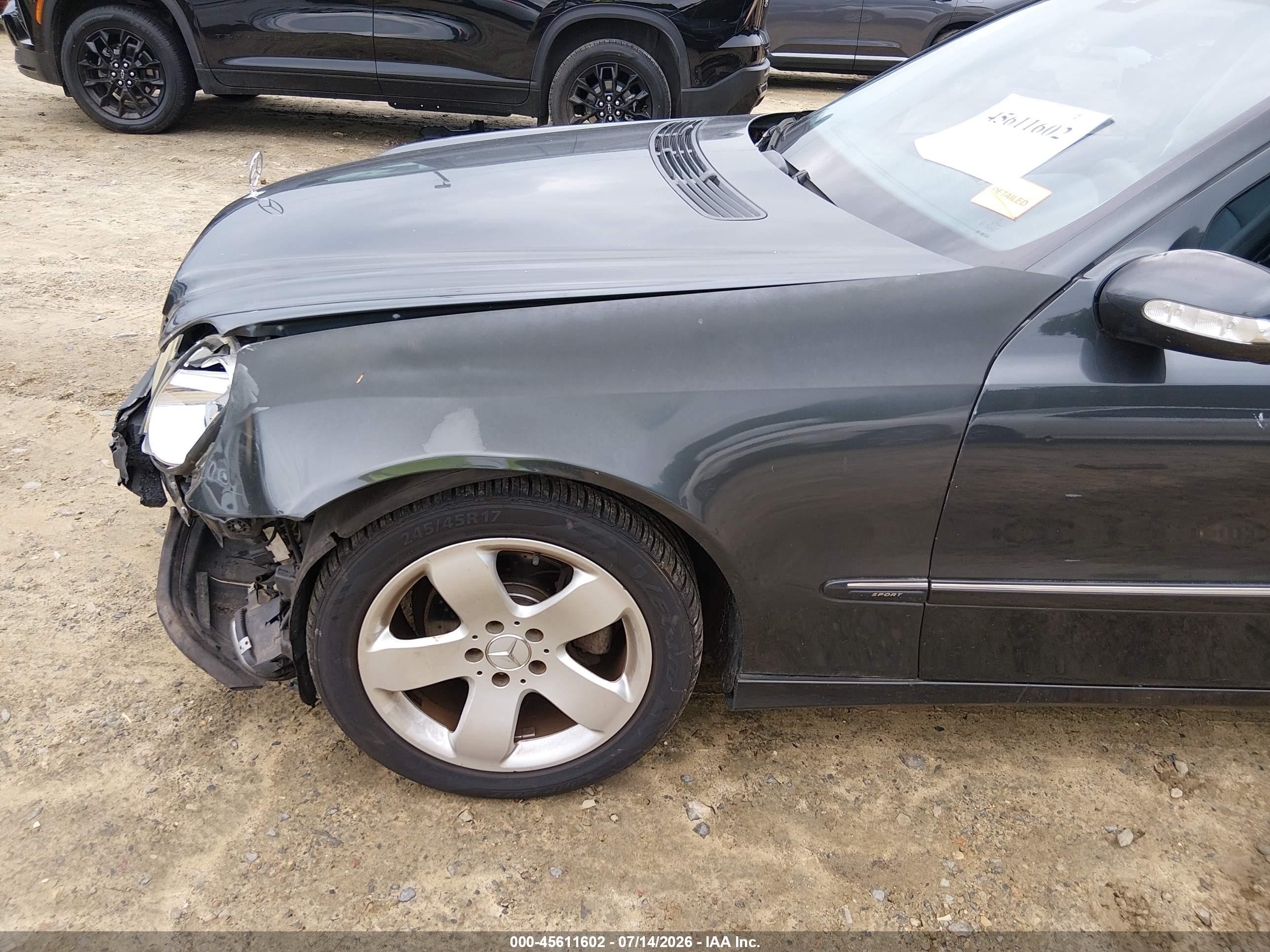 2004 Mercedes-benz E 320   Черный vin: WDBUF65JX4X112045