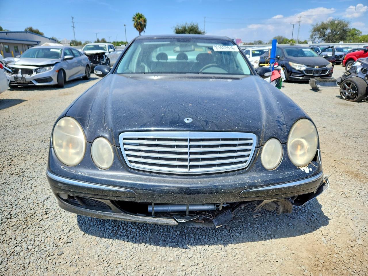 2003 Mercedes-benz E 500 Black vin: WDBUF70J13A349196