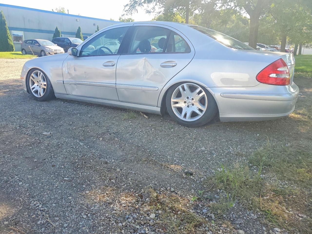 2003 Mercedes-benz E 500 Silver vin: WDBUF70J33A208758