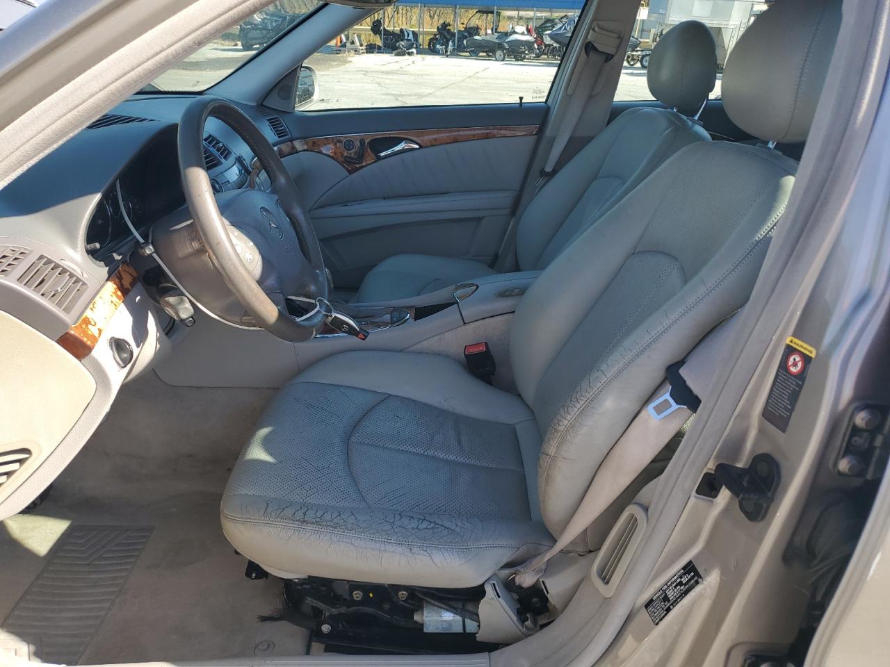 2003 Mercedes-benz E 500 Silver vin: WDBUF70J33A308908