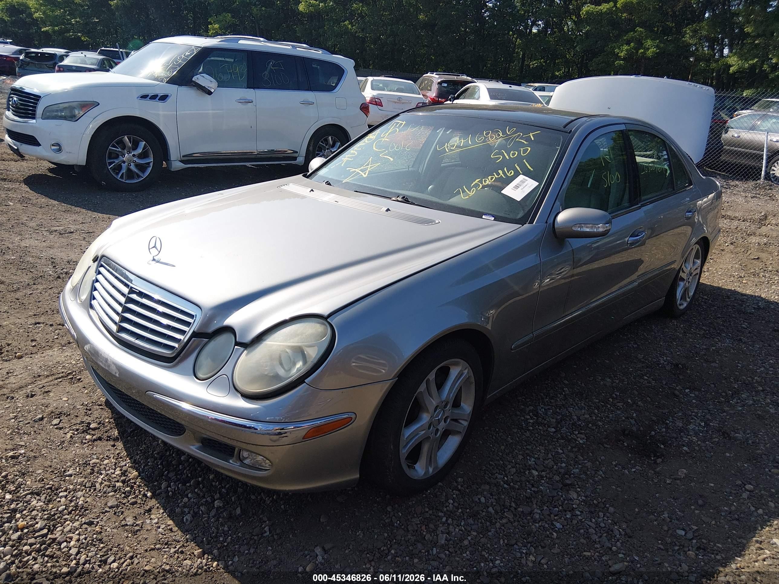 2004 Mercedes-benz E 500   Gray vin: WDBUF70J34A463573